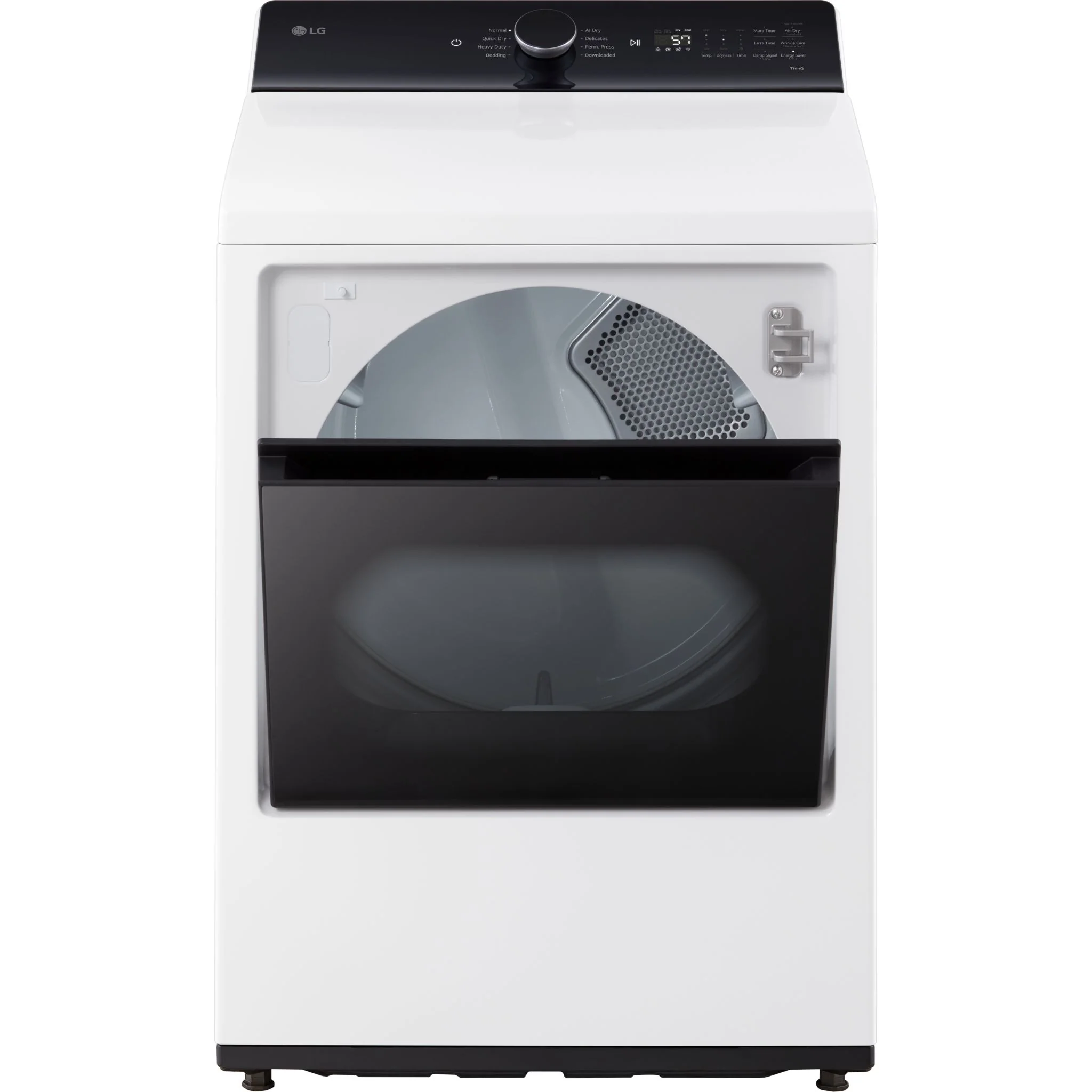 LG 7.3 cu.ft Ultra capacity with EasyLoad™ - Alpine White (DLE8400WE) - Image 2
