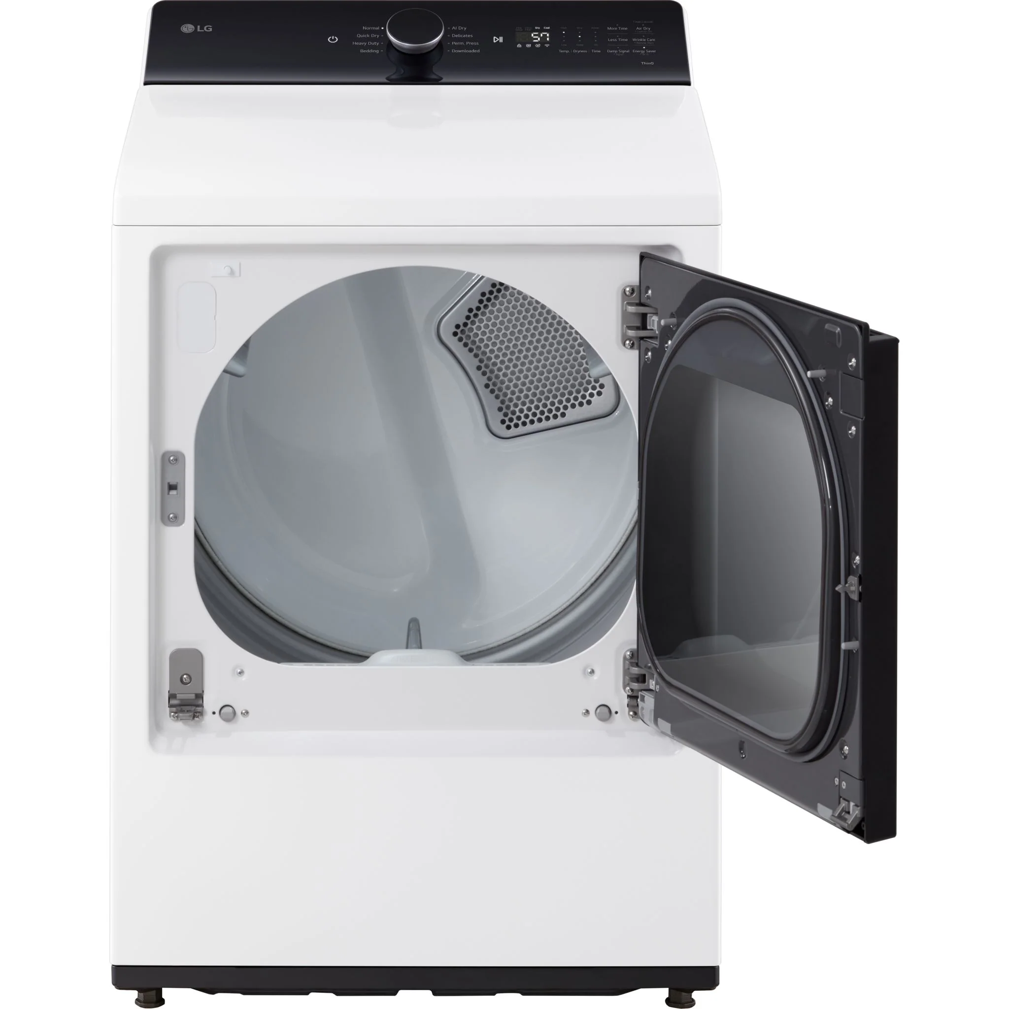 LG 7.3 cu.ft Ultra capacity with EasyLoad™ - Alpine White (DLE8400WE) - Image 3
