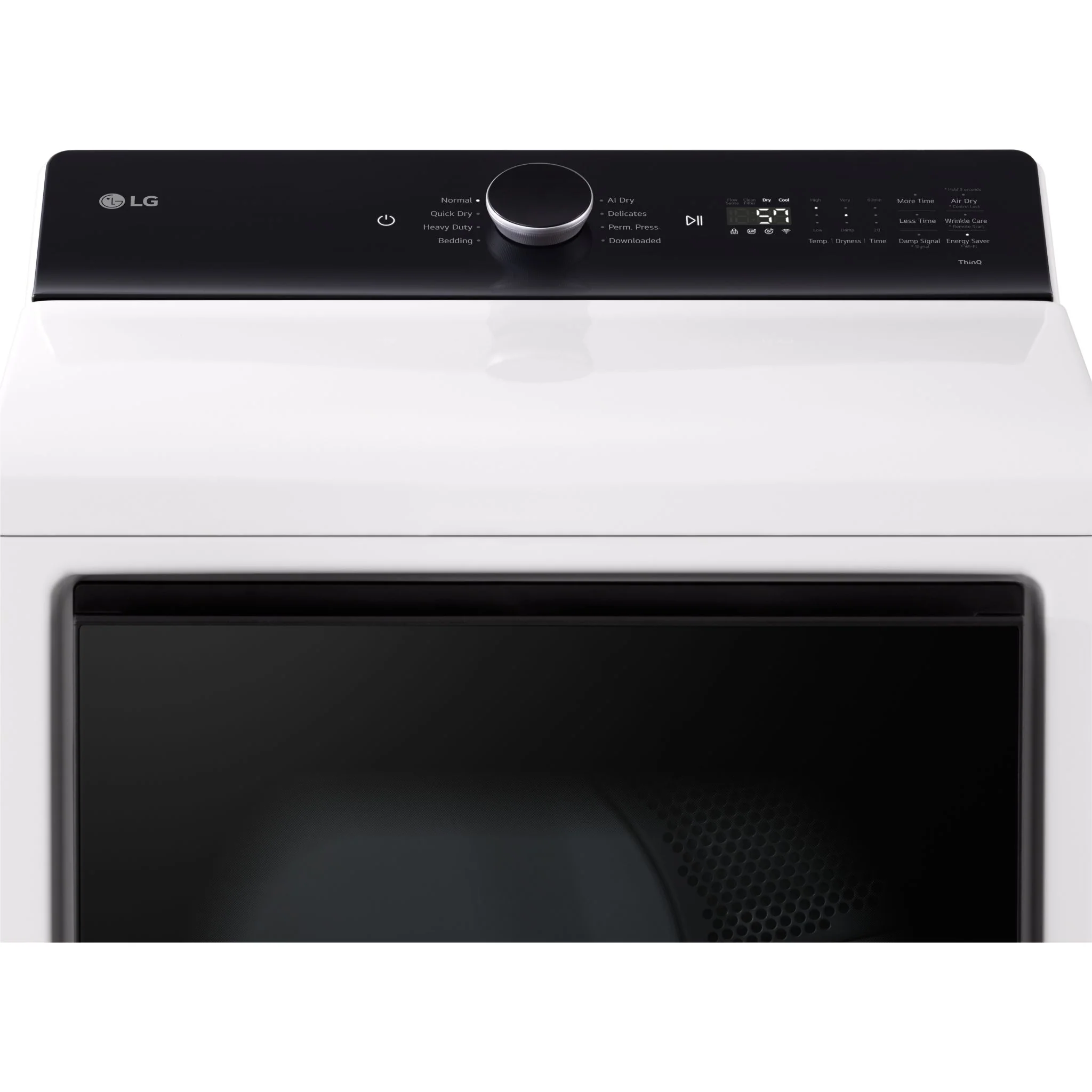 LG 7.3 cu.ft Ultra capacity with EasyLoad™ - Alpine White (DLE8400WE) - Image 5