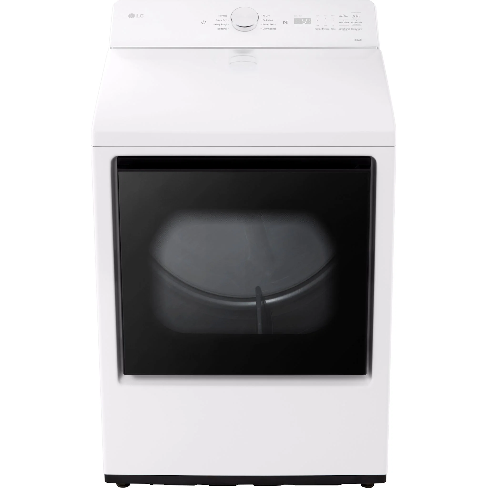 LG 7.3 cu.ft Ultra Capacity with Sensor Dry™ - White (DLE8200W) - Image 2