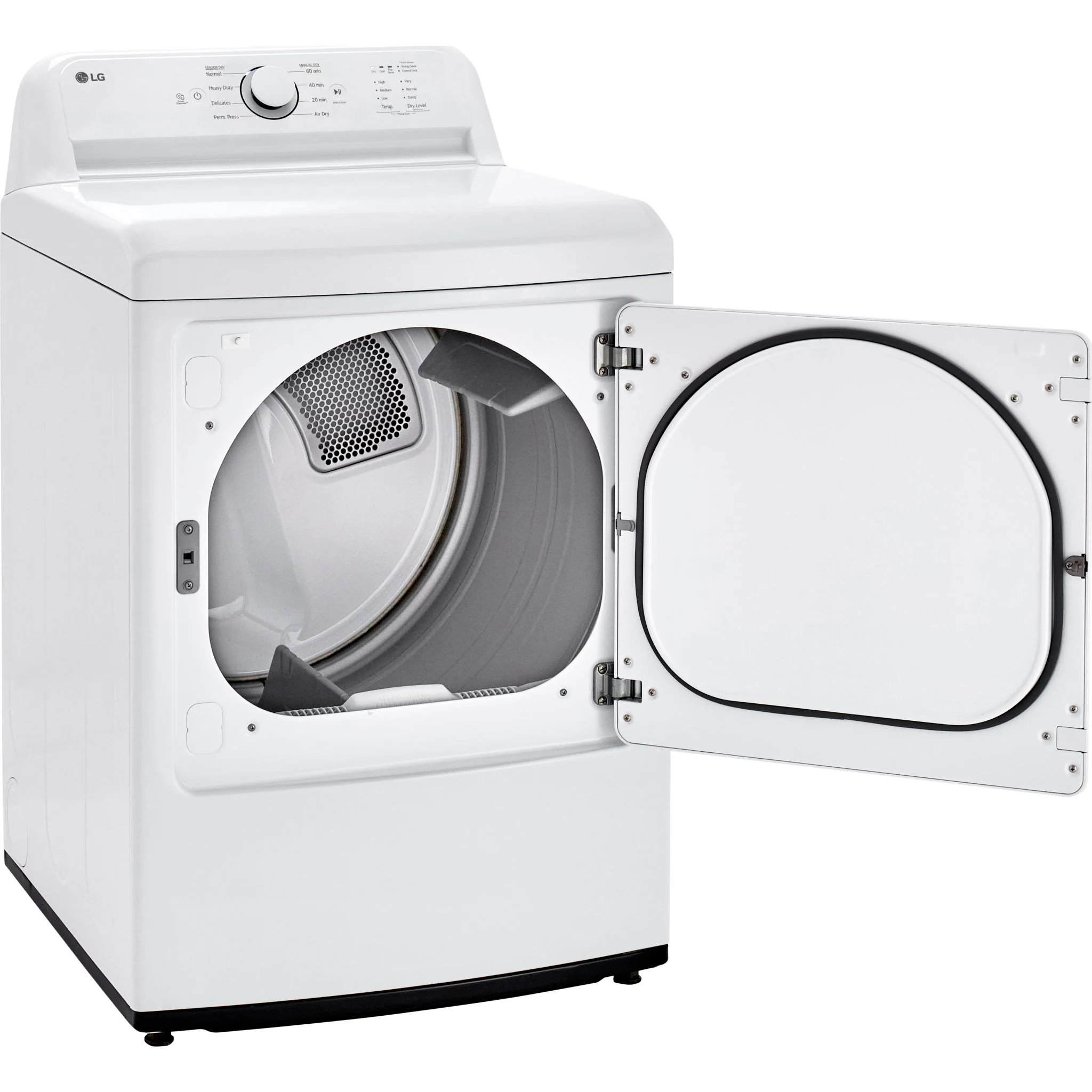 LG 7.3 cu. ft. Ultra Large Capacity Rear Control Electric ENERGY STAR® Dryer with Sensor Dry - White (DLE6100W) - Image 12