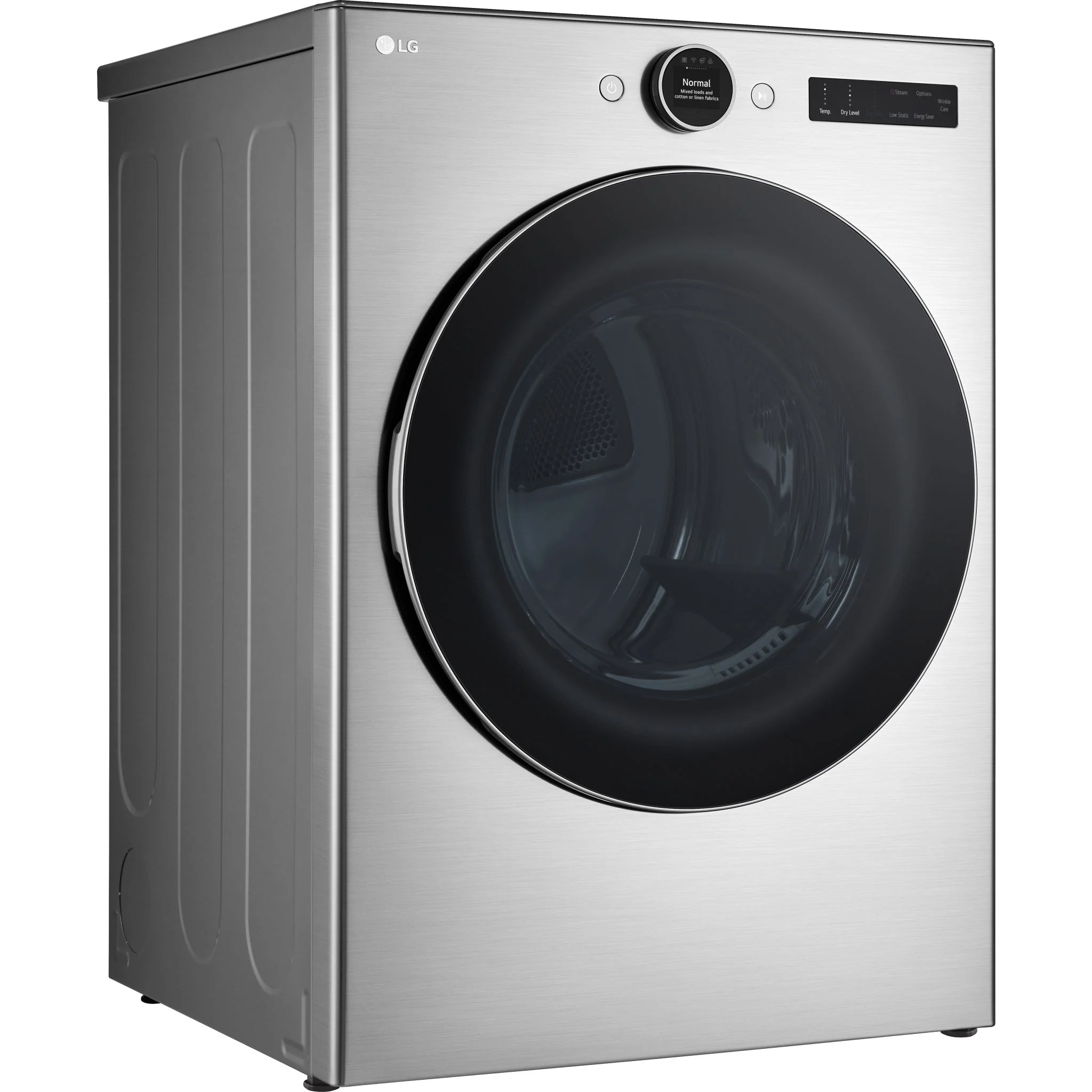 LG 7.4 cu. ft. Ultra Large Capacity Smart Front Load Electric ENERGY STAR® Dryer with Sensor Dry & Steam Technology - VCM (DLEX5500V) - Image 2