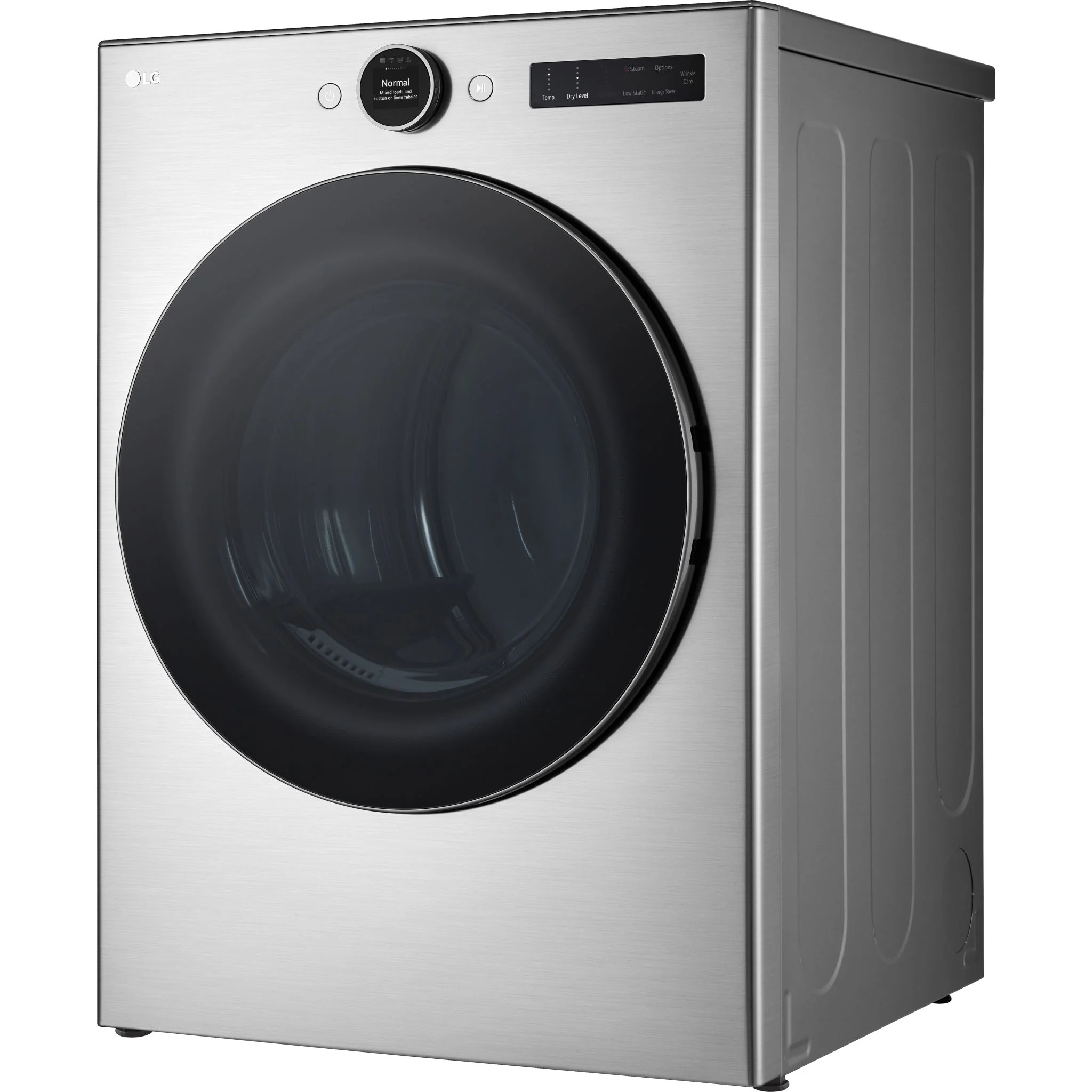 LG 7.4 cu. ft. Ultra Large Capacity Smart Front Load Electric ENERGY STAR® Dryer with Sensor Dry & Steam Technology - VCM (DLEX5500V) - Image 3