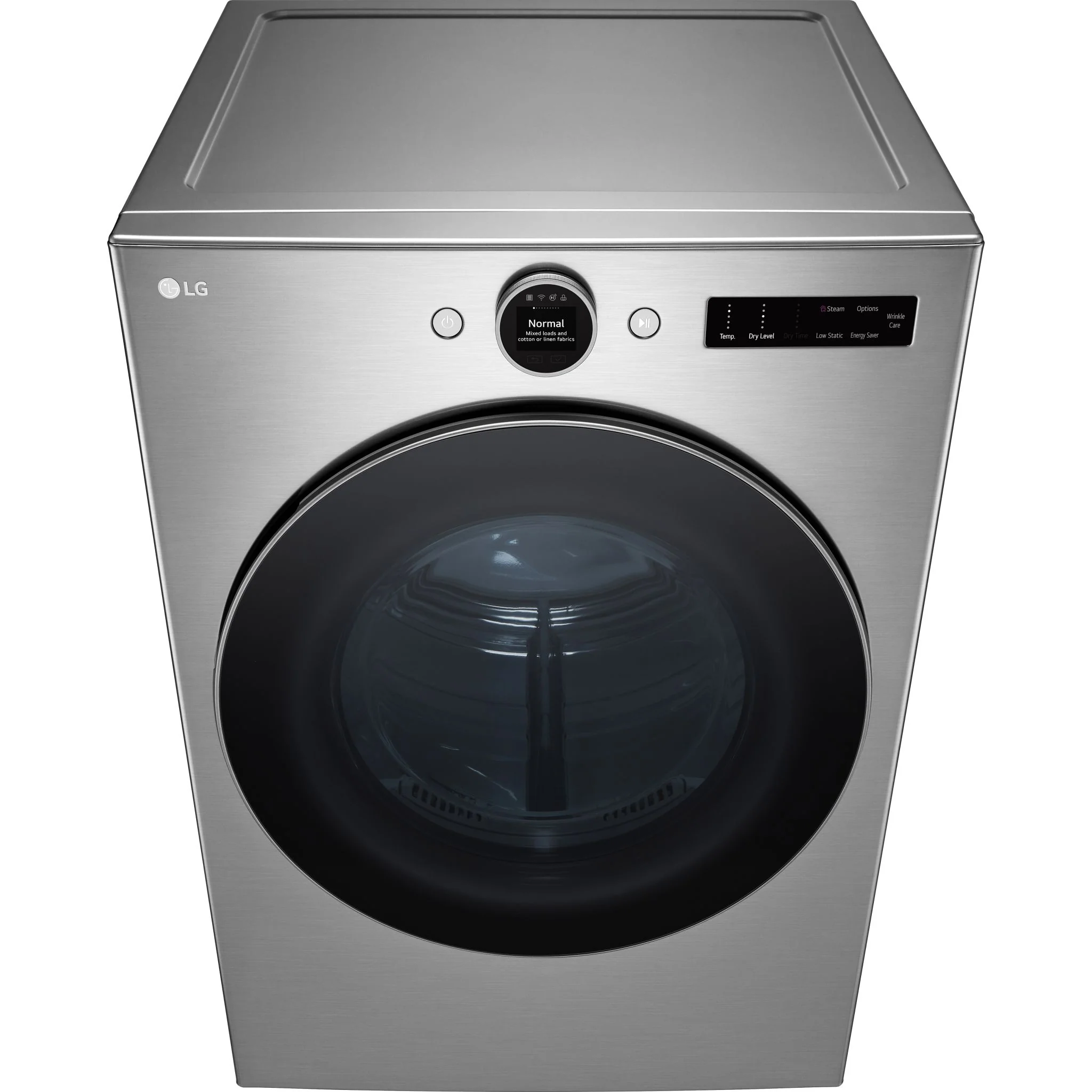 LG 7.4 cu. ft. Ultra Large Capacity Smart Front Load Electric ENERGY STAR® Dryer with Sensor Dry & Steam Technology - VCM (DLEX5500V) - Image 7