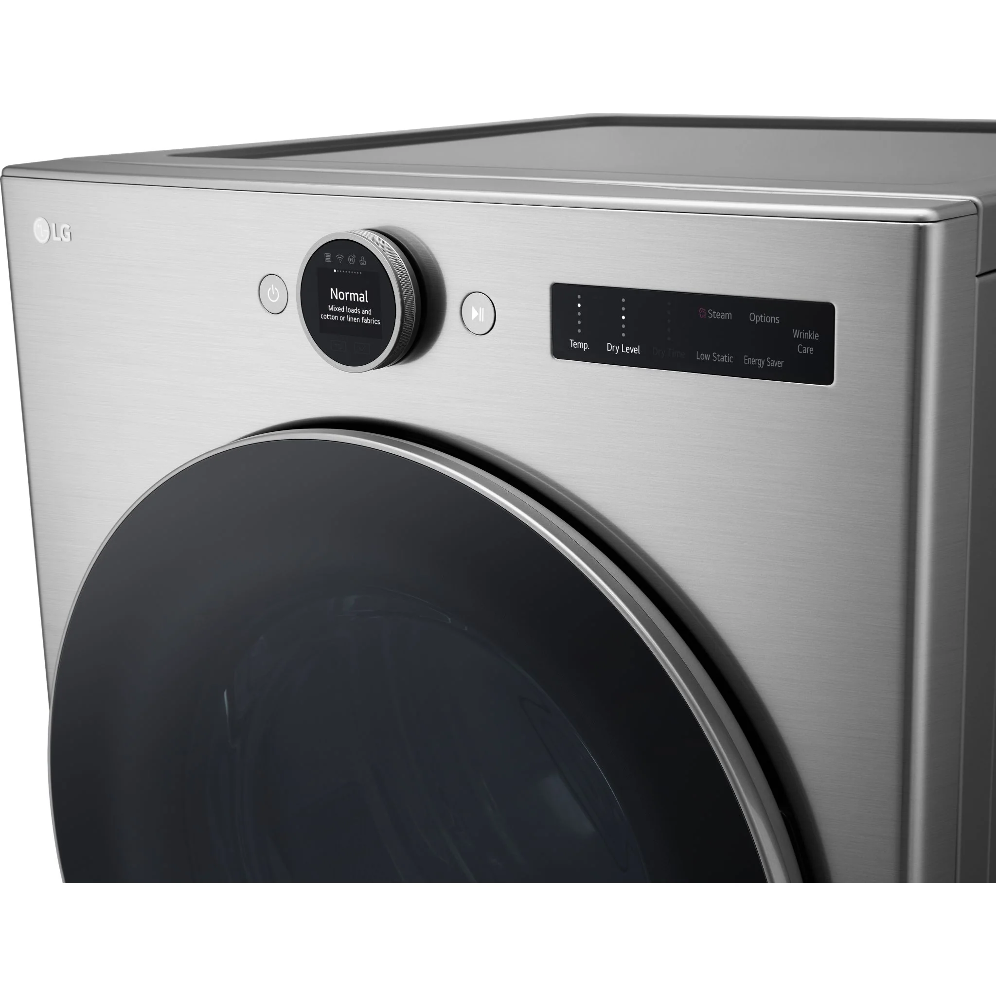 LG 7.4 cu. ft. Ultra Large Capacity Smart Front Load Electric ENERGY STAR® Dryer with Sensor Dry & Steam Technology - VCM (DLEX5500V) - Image 9
