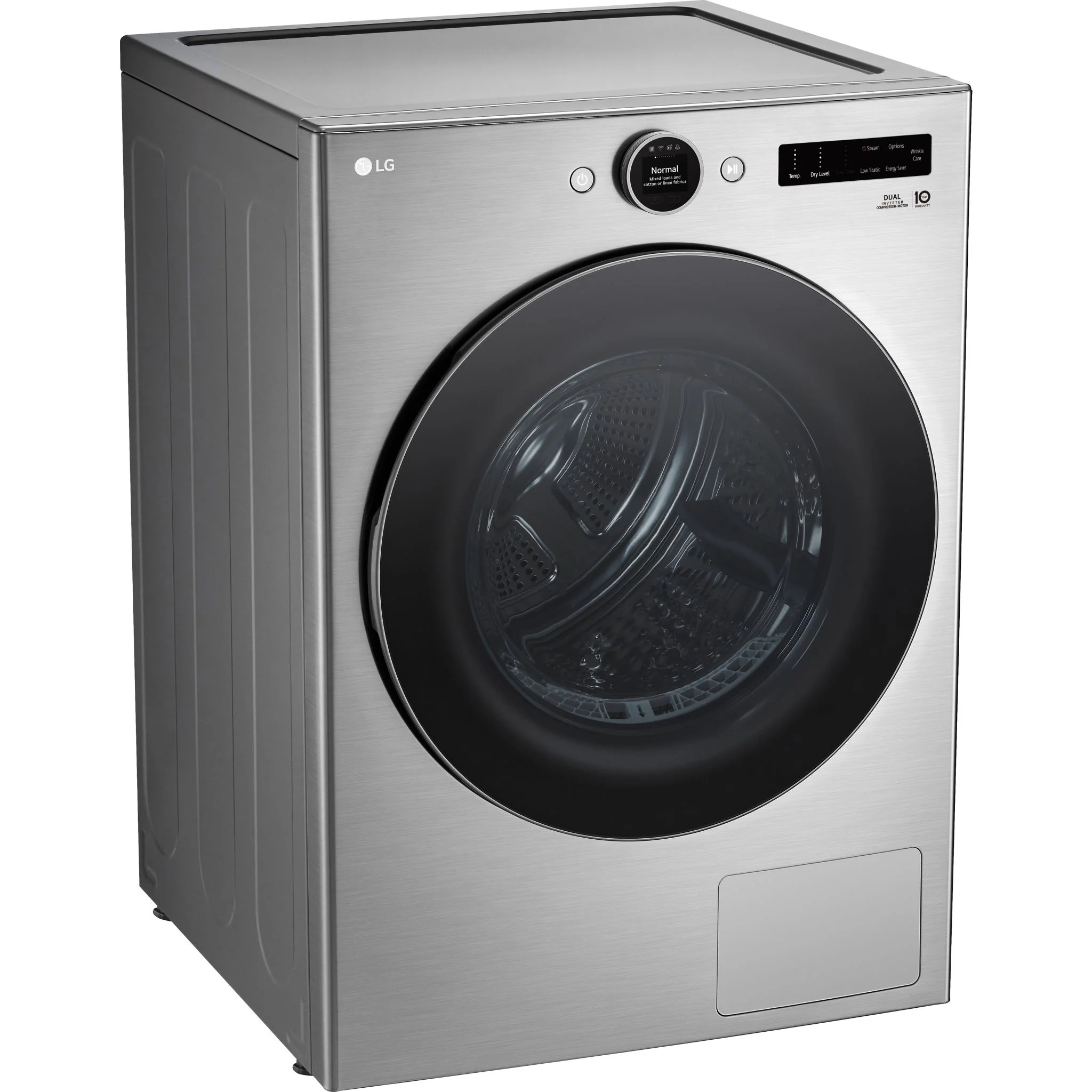 LG 7.8 cu.ft 6-Motion DirectDrive® Dryer with Heat Pump - Graphite Stee (DLHC5502V) - Image 2