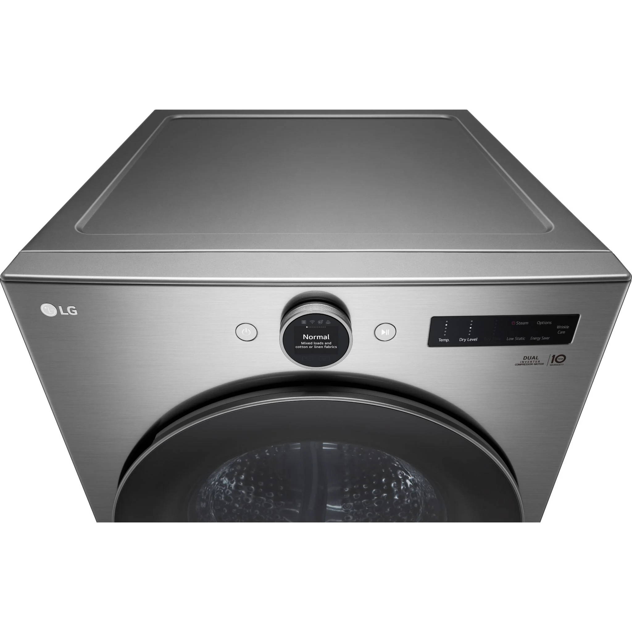 LG 7.8 cu.ft 6-Motion DirectDrive® Dryer with Heat Pump - Graphite Stee (DLHC5502V) - Image 7