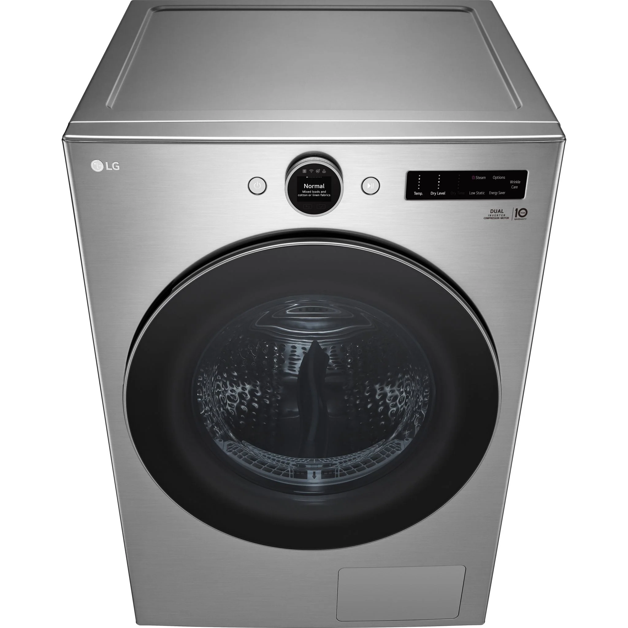 LG 7.8 cu.ft 6-Motion DirectDrive® Dryer with Heat Pump - Graphite Stee (DLHC5502V) - Image 9