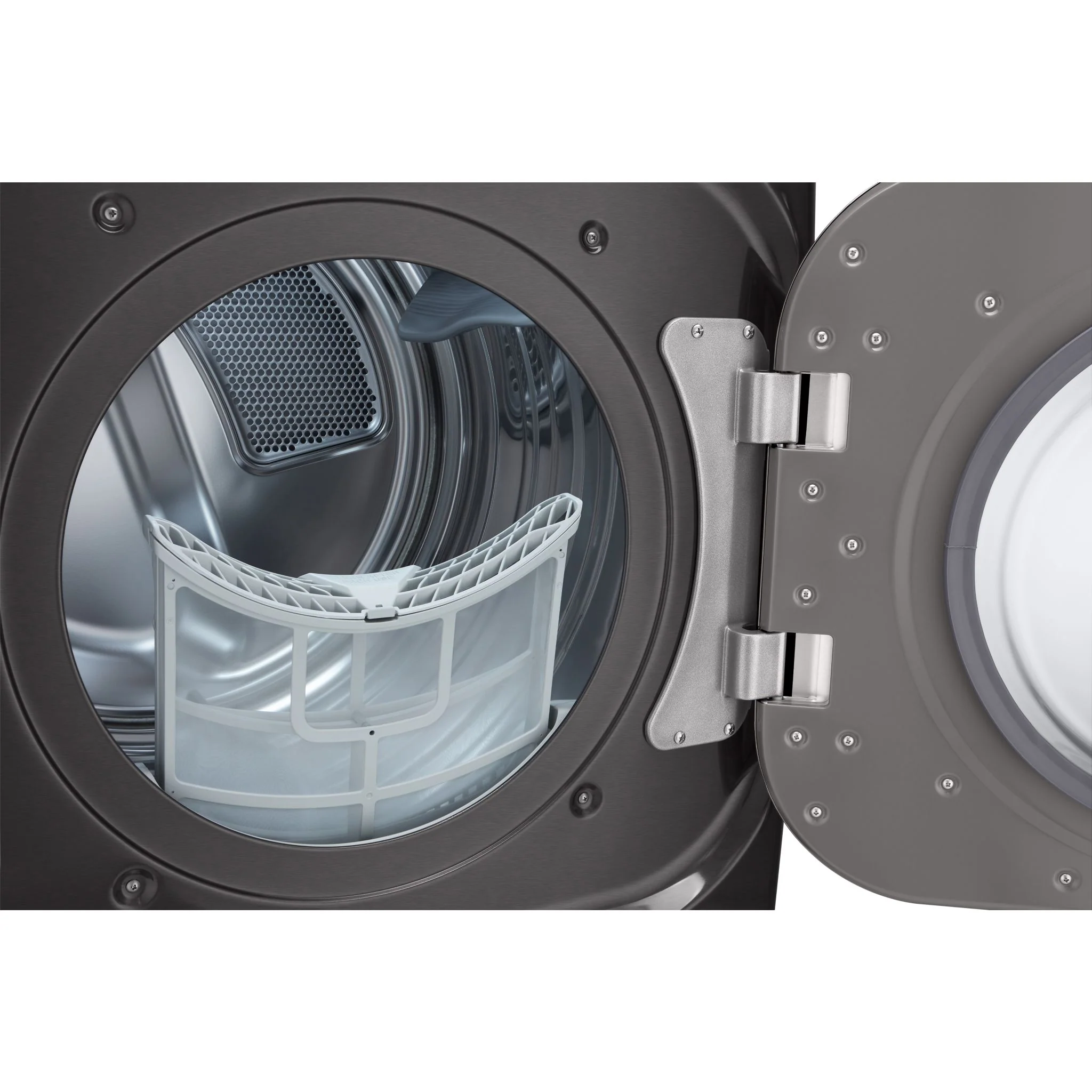 LG 9.0 cu. ft. Mega Capacity Smart wi-fi Enabled Front Load Electric Dryer with TurboSteam™ and Built-In Intelligence - Black (DLEX8900B) - Image 10