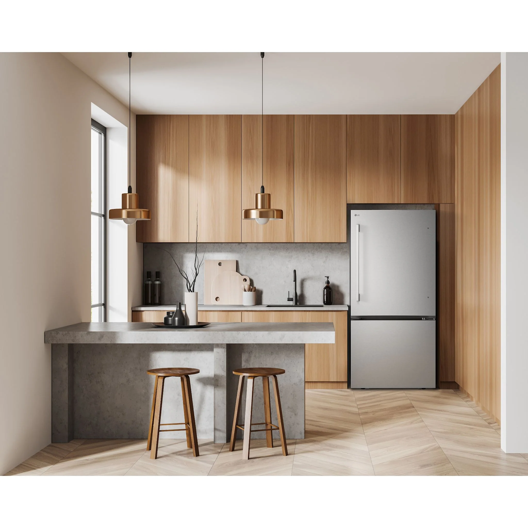 LG Bottom Mount Fridge (LB26H2200S) - Stainless Steel - Image 21
