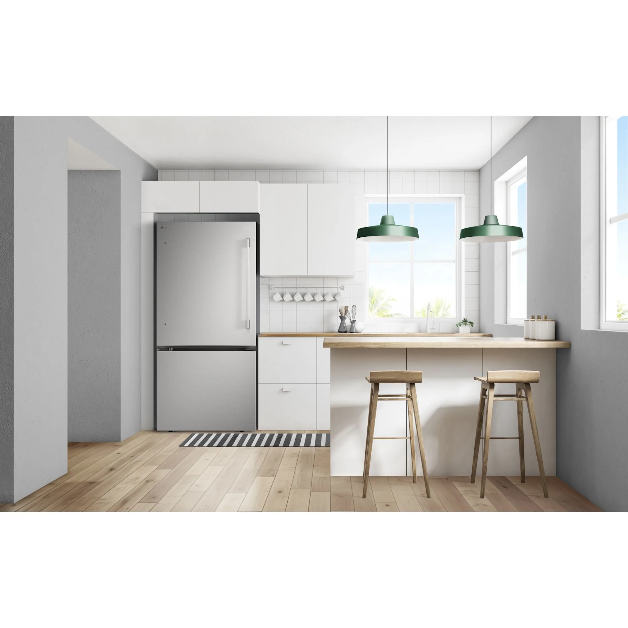 LG Bottom Mount Fridge (LB26H2200S) - Stainless Steel - Image 22