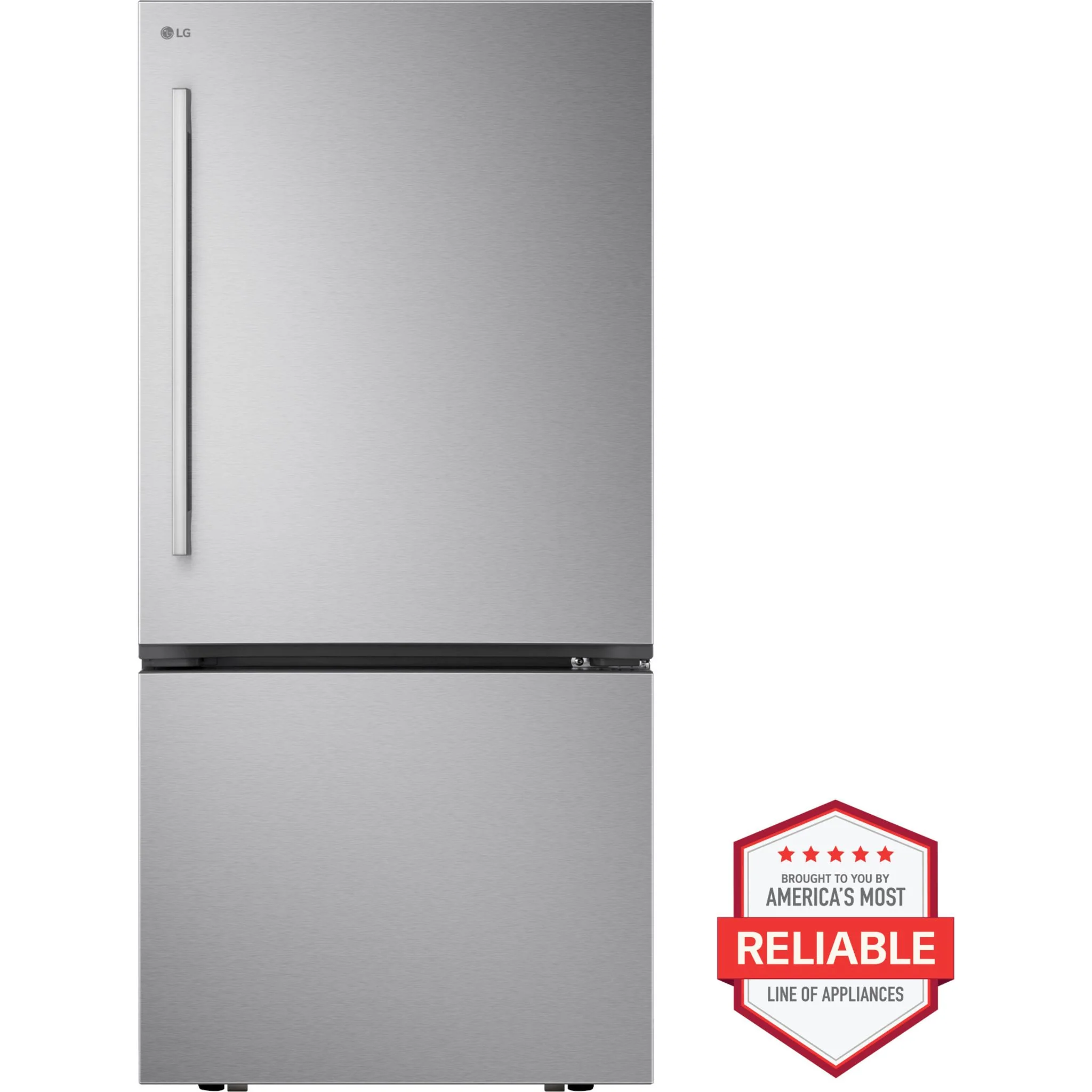 LG Bottom Mount Fridge (LB26H2200S) - Stainless Steel - Image 6