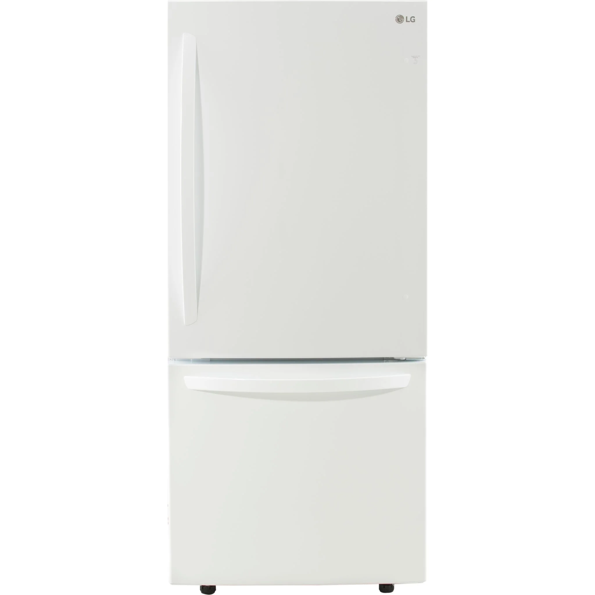 LG Bottom Mount Fridge (LRDNS2200W) - White - Image 2