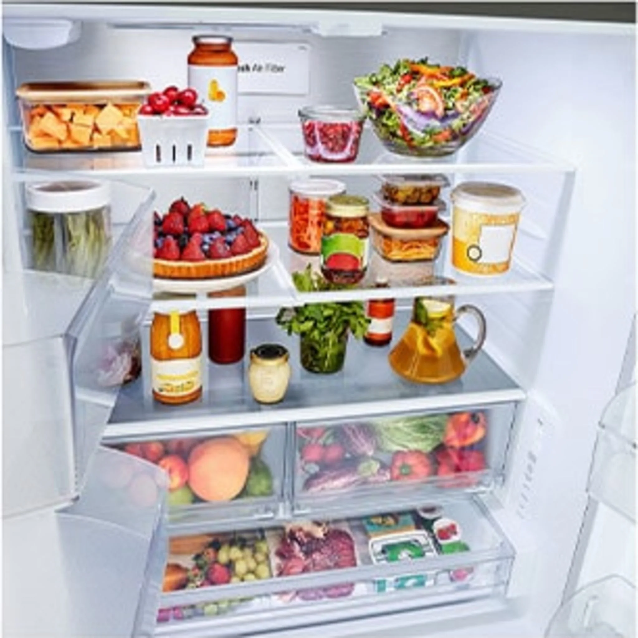 LG Counter Depth Fridge (LF25BZH42S) - Stainless Steel - Image 7