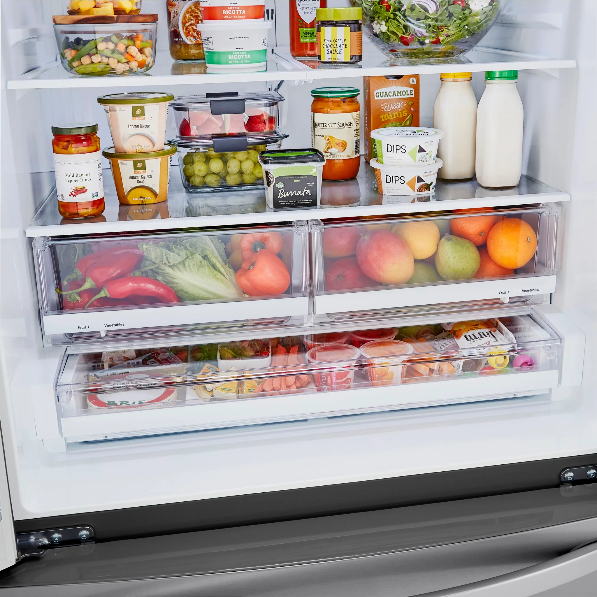LG Counter Depth Fridge (LRFCC23D6S) - Stainless - Image 11