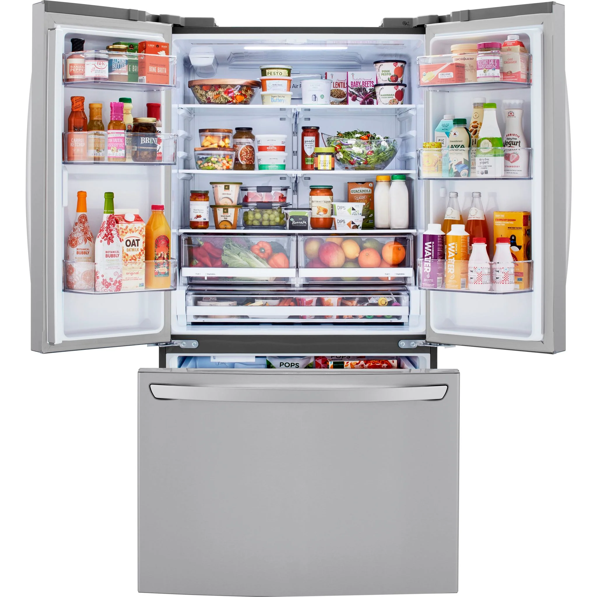 LG Counter Depth Fridge (LRFCC23D6S) - Stainless - Image 15