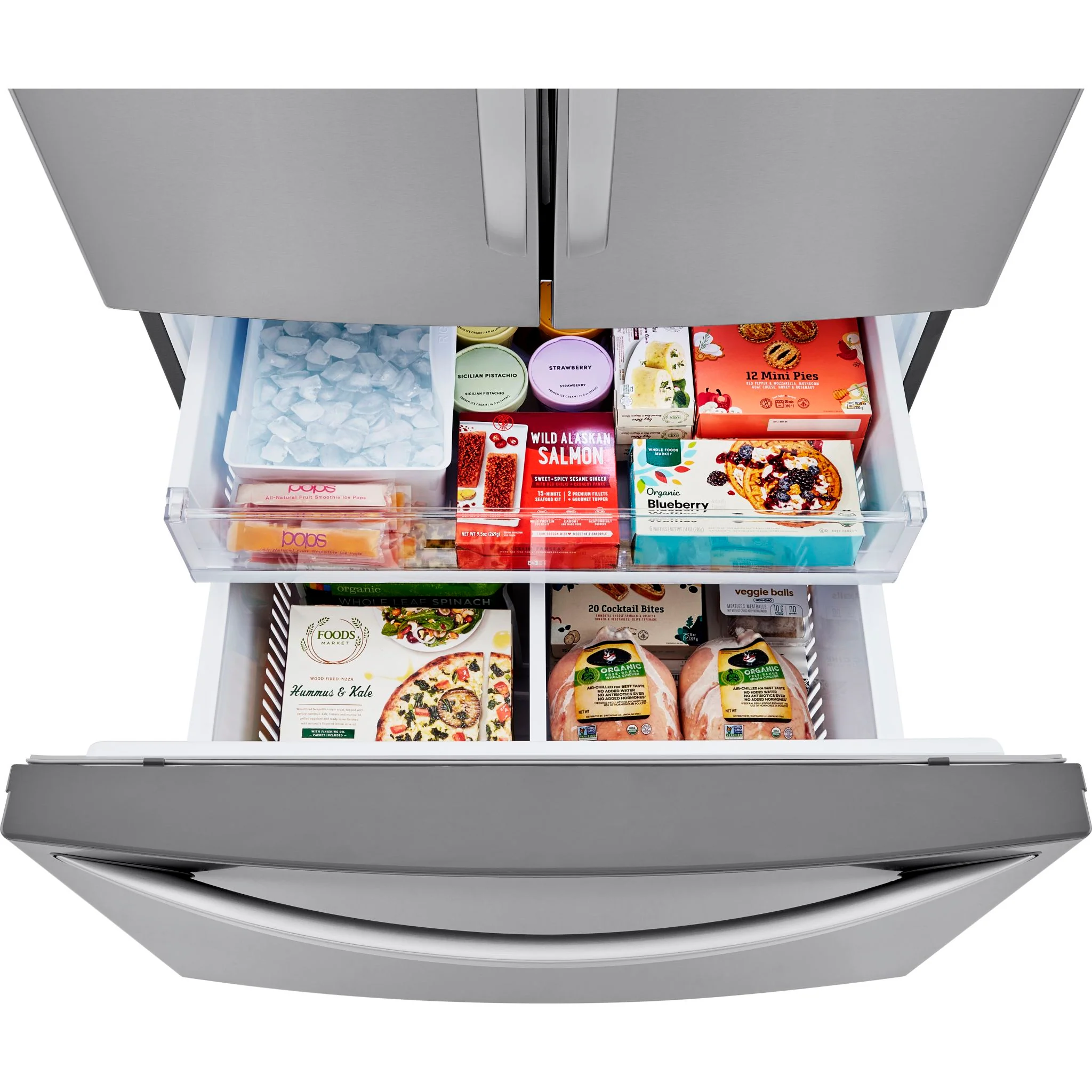 LG Counter Depth Fridge (LRFCC23D6S) - Stainless - Image 22