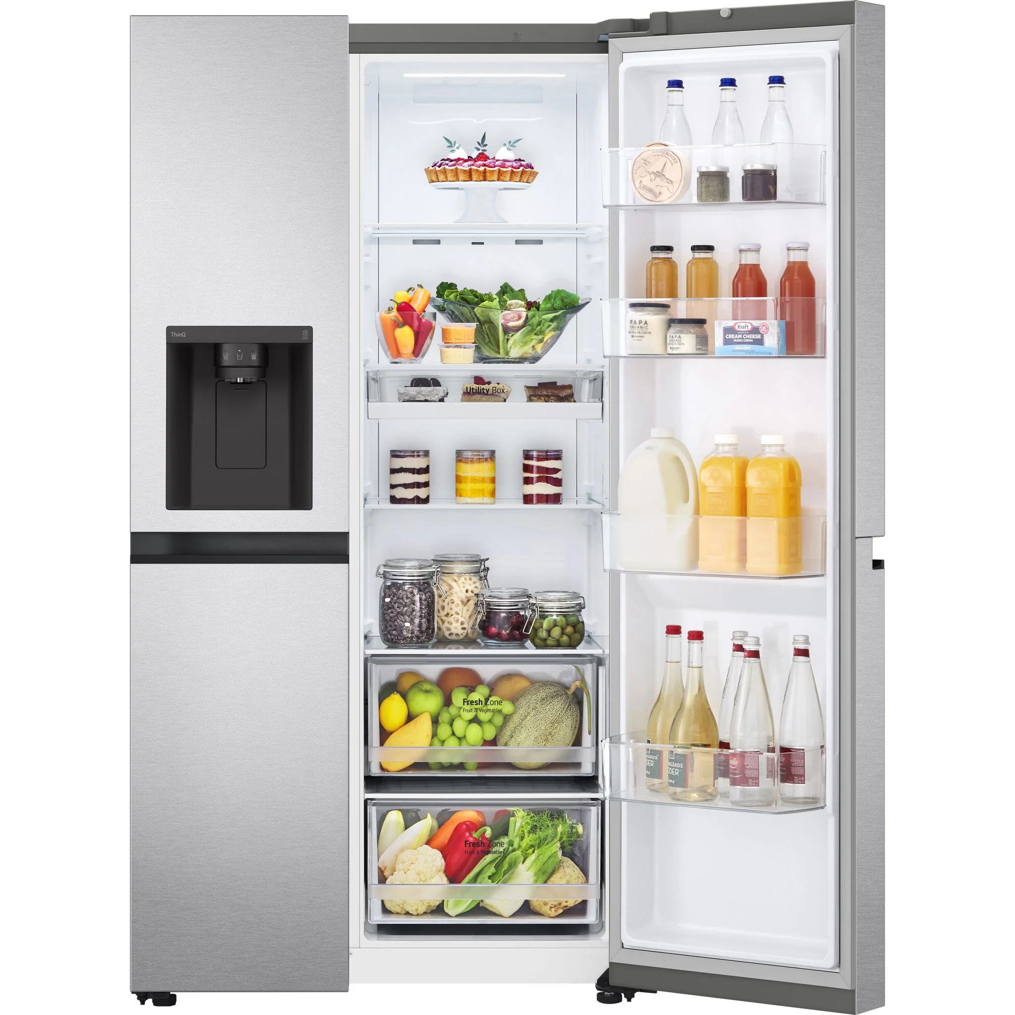 LG Counter Depth Fridge (LS23C4230V) - Platinum silver - Image 6