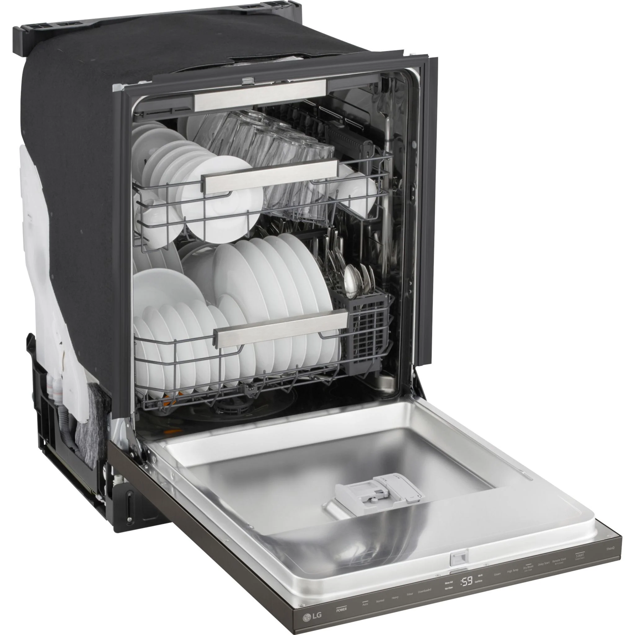 LG Dishwasher (LDNPM654D) - black stainless - Image 13