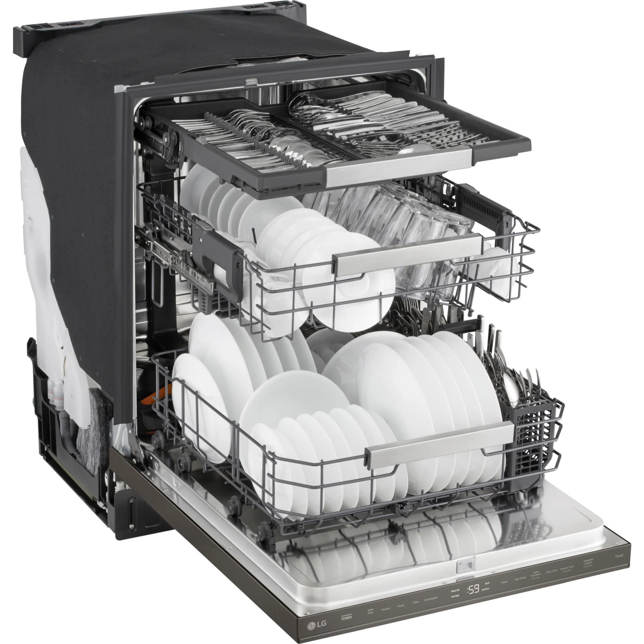 LG Dishwasher (LDNPM654D) - black stainless - Image 14