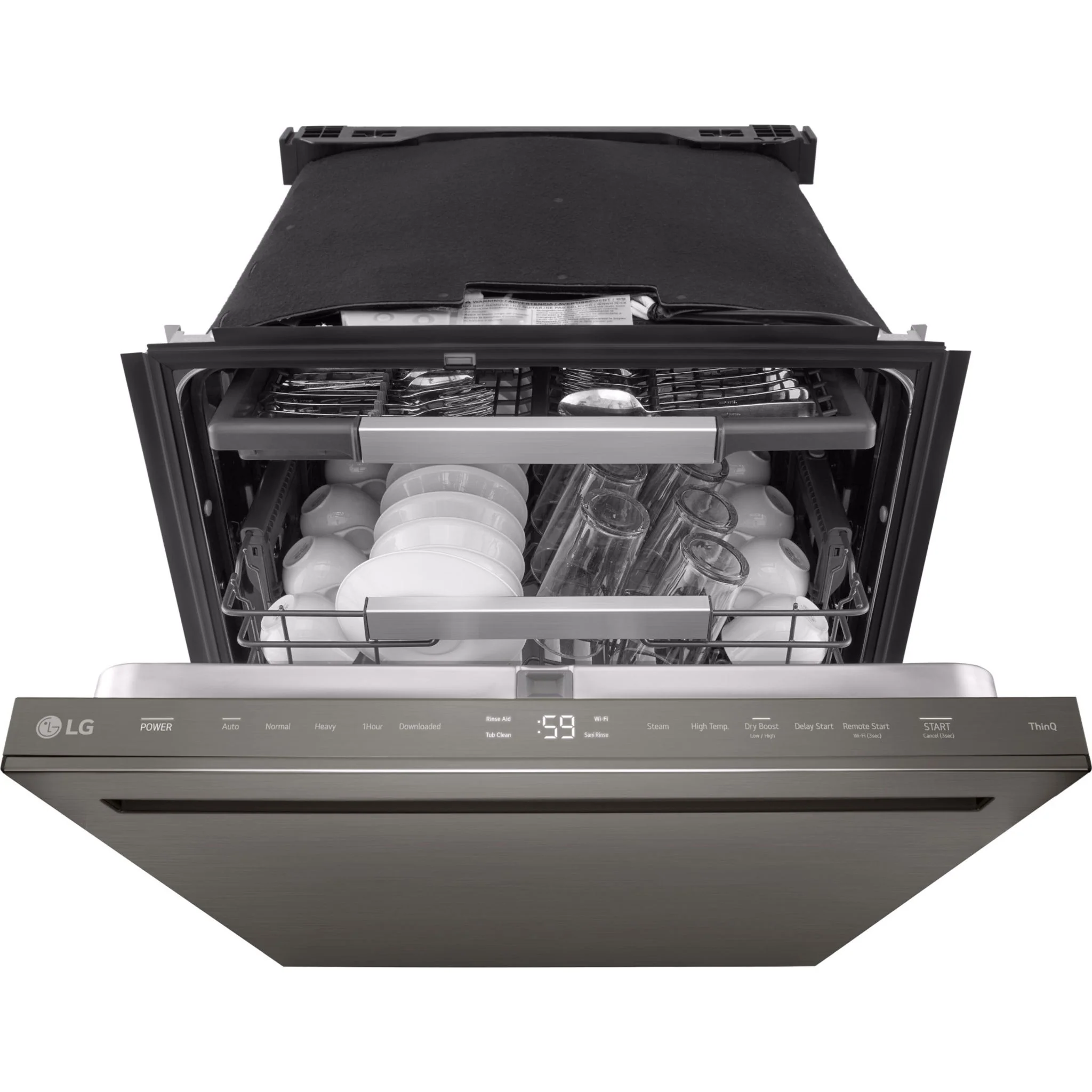 LG Dishwasher (LDNPM654D) - black stainless - Image 2