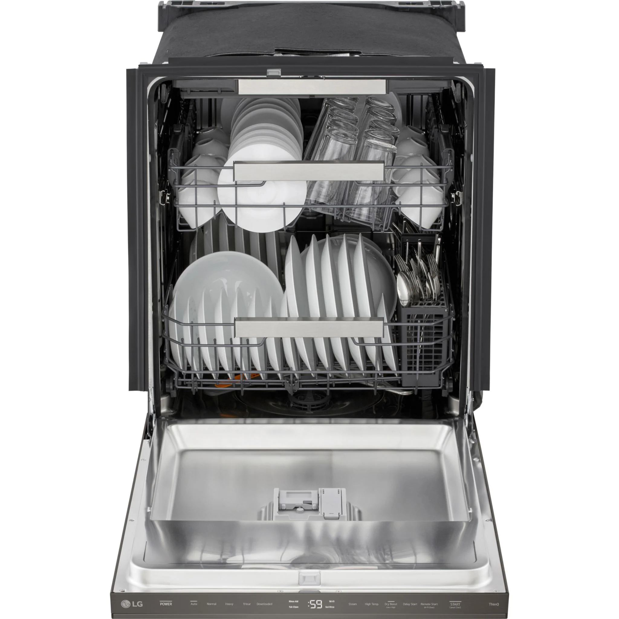 LG Dishwasher (LDNPM654D) - black stainless - Image 3