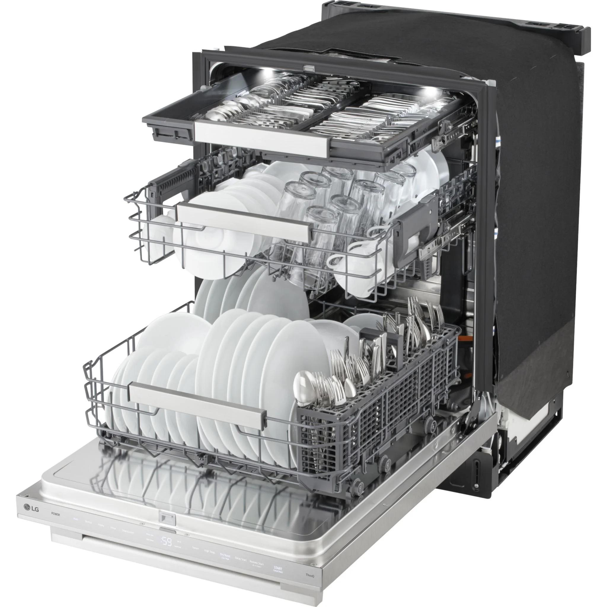 LG Dishwasher (LDNTH862S) - Printprooftm stainless steel - Image 10
