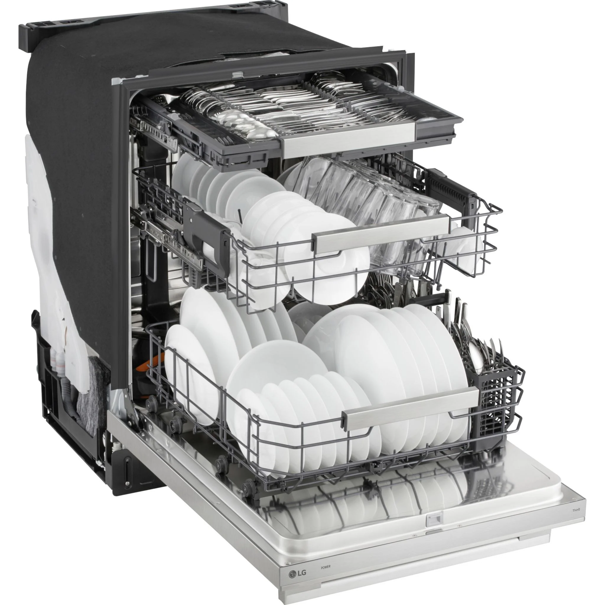LG Dishwasher (LDNTH862S) - Printprooftm stainless steel - Image 8
