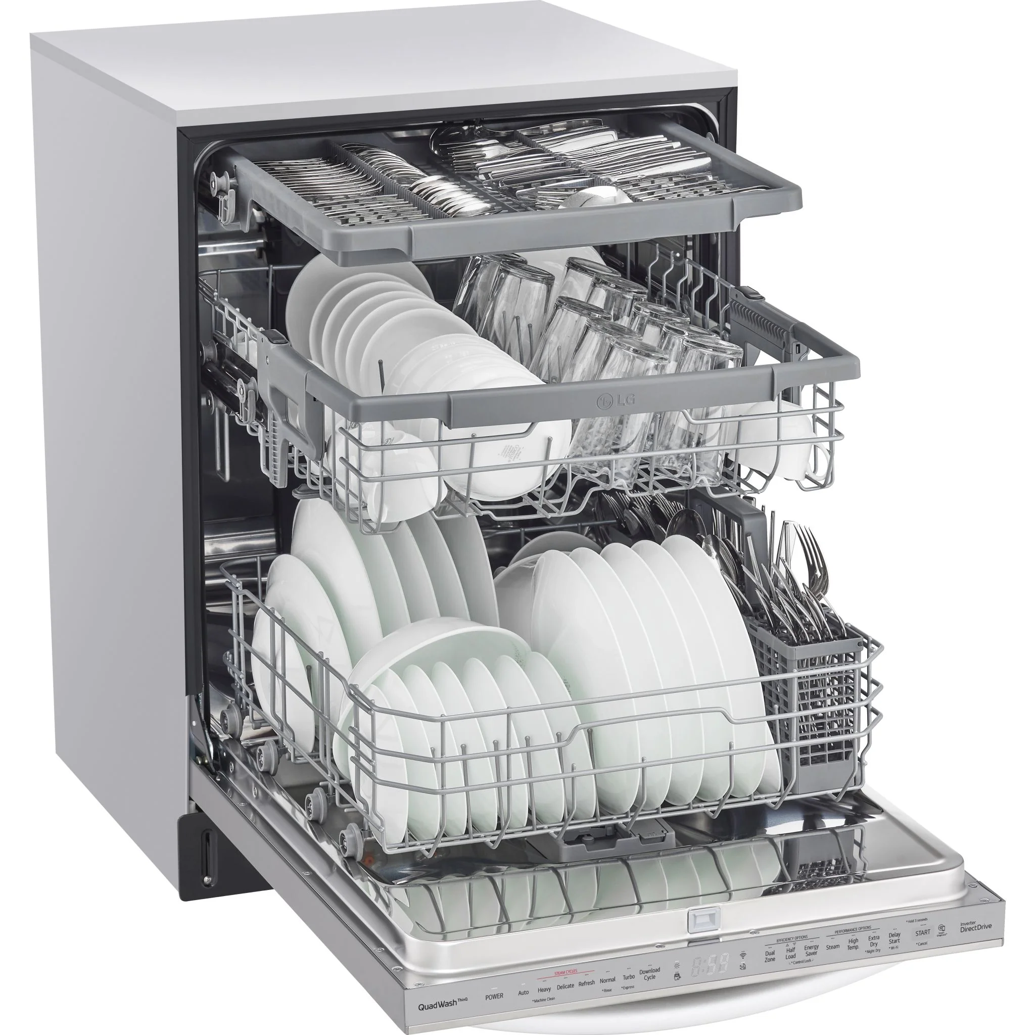 LG Dishwasher (LDTS5552S) - Stainless Steel - Image 6