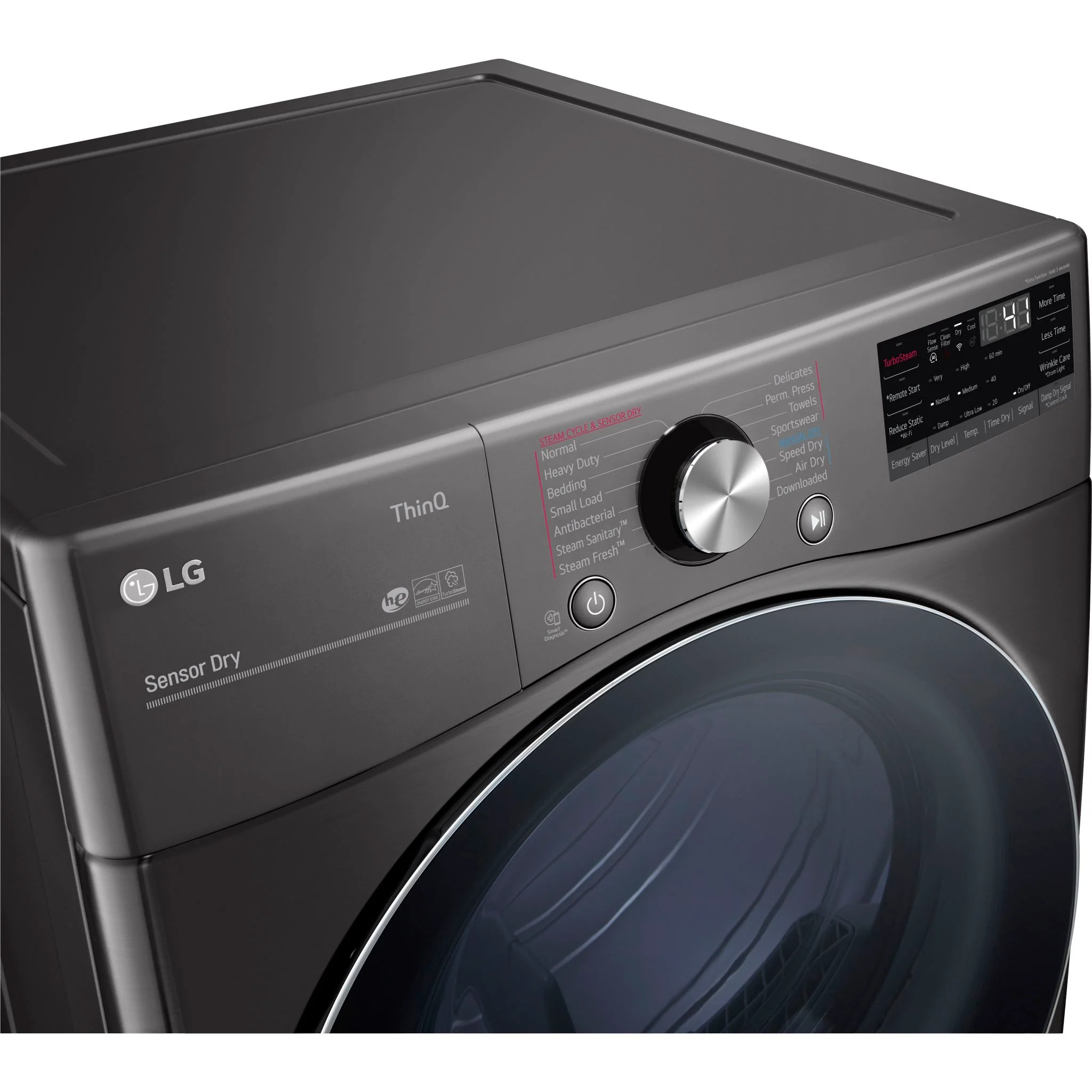 LG Dryer (DLEX4200B) - Black Steel - Image 7