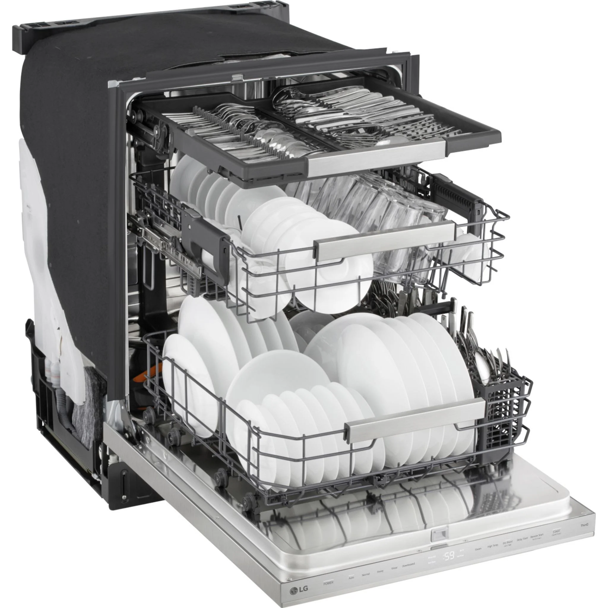 LG FlushFit™ Top Control Dishwasher - Stainless Steel (LDNPM654S) - Image 13