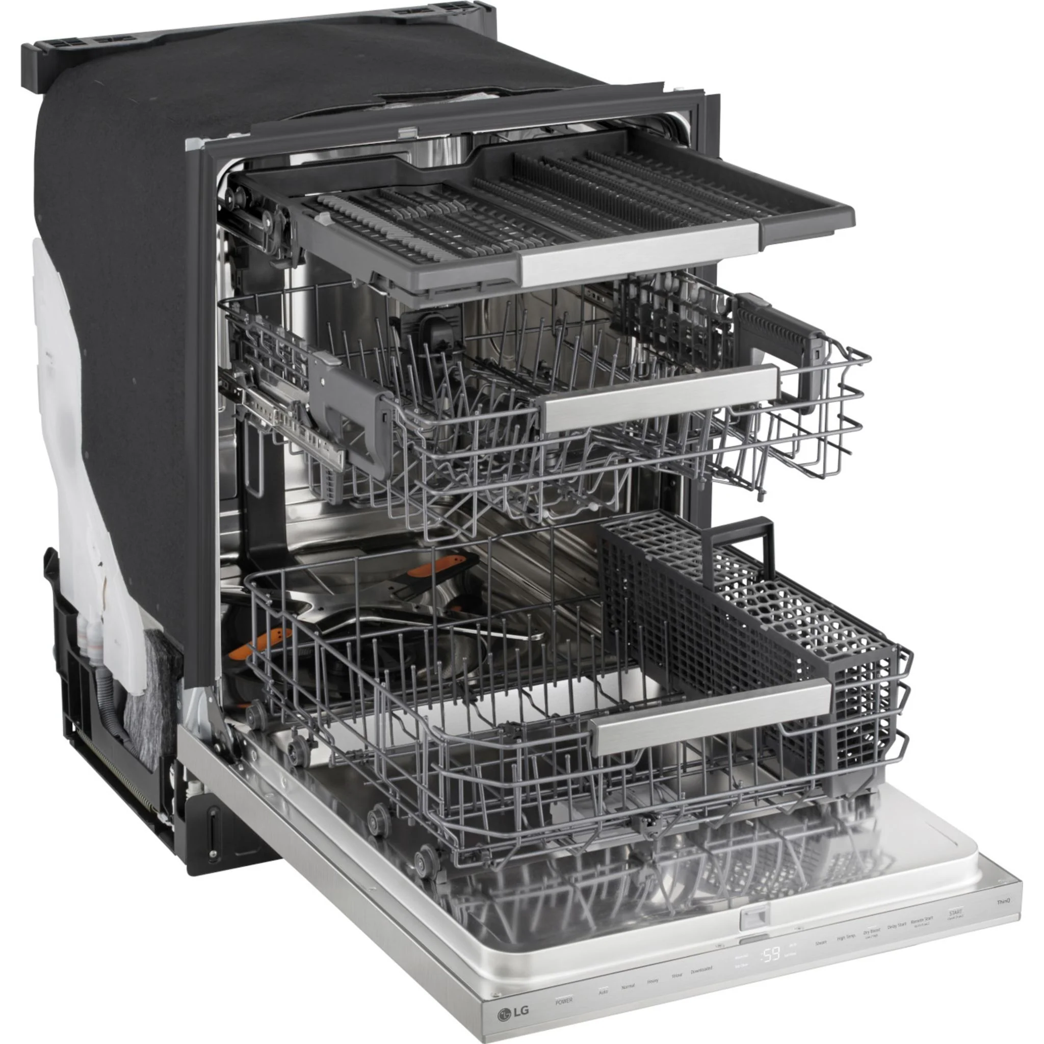 LG FlushFit™ Top Control Dishwasher - Stainless Steel (LDNPM654S) - Image 14