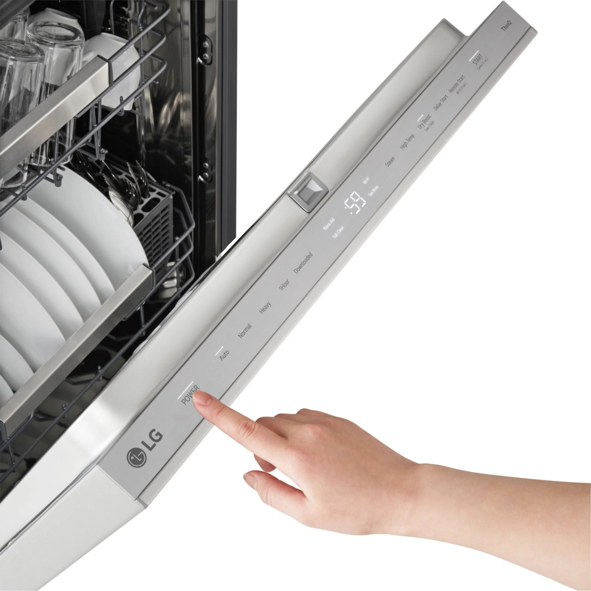 LG FlushFit™ Top Control Dishwasher - Stainless Steel (LDNPM654S) - Image 5