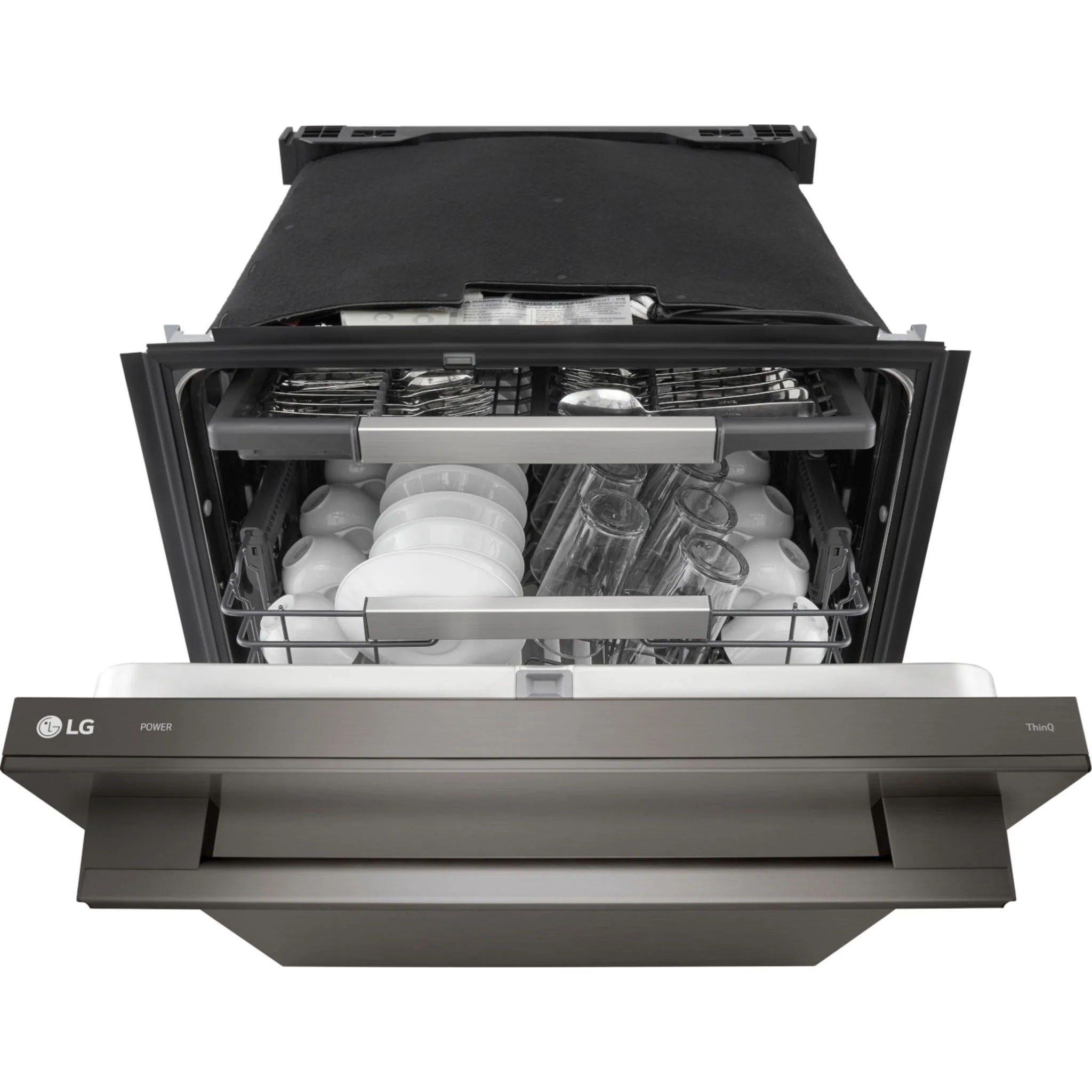 LG FlushFit™ Top Control Dishwasher with 1-Hour Wash & Dry Cycle - Black Stainless (LDNTH753D) - Image 5