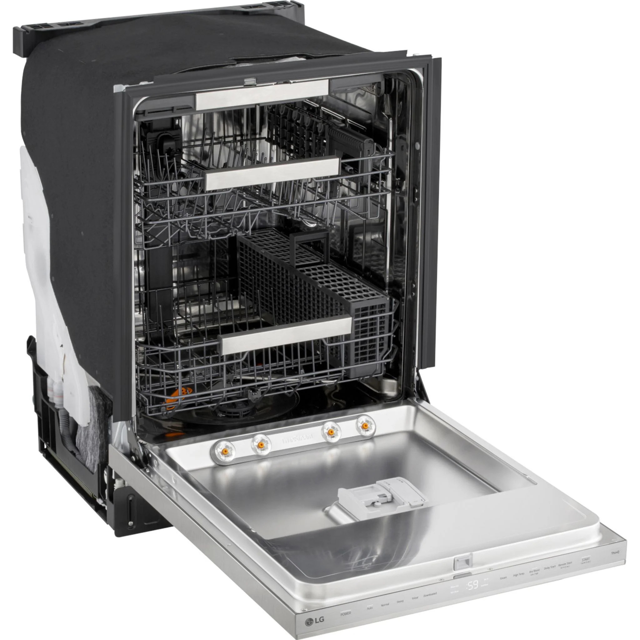 LG FlushFit™ Top Control Dishwasher with 1-Hour Wash & Dry Cycle - Stainless Steel (LDNPH654S) - Image 8