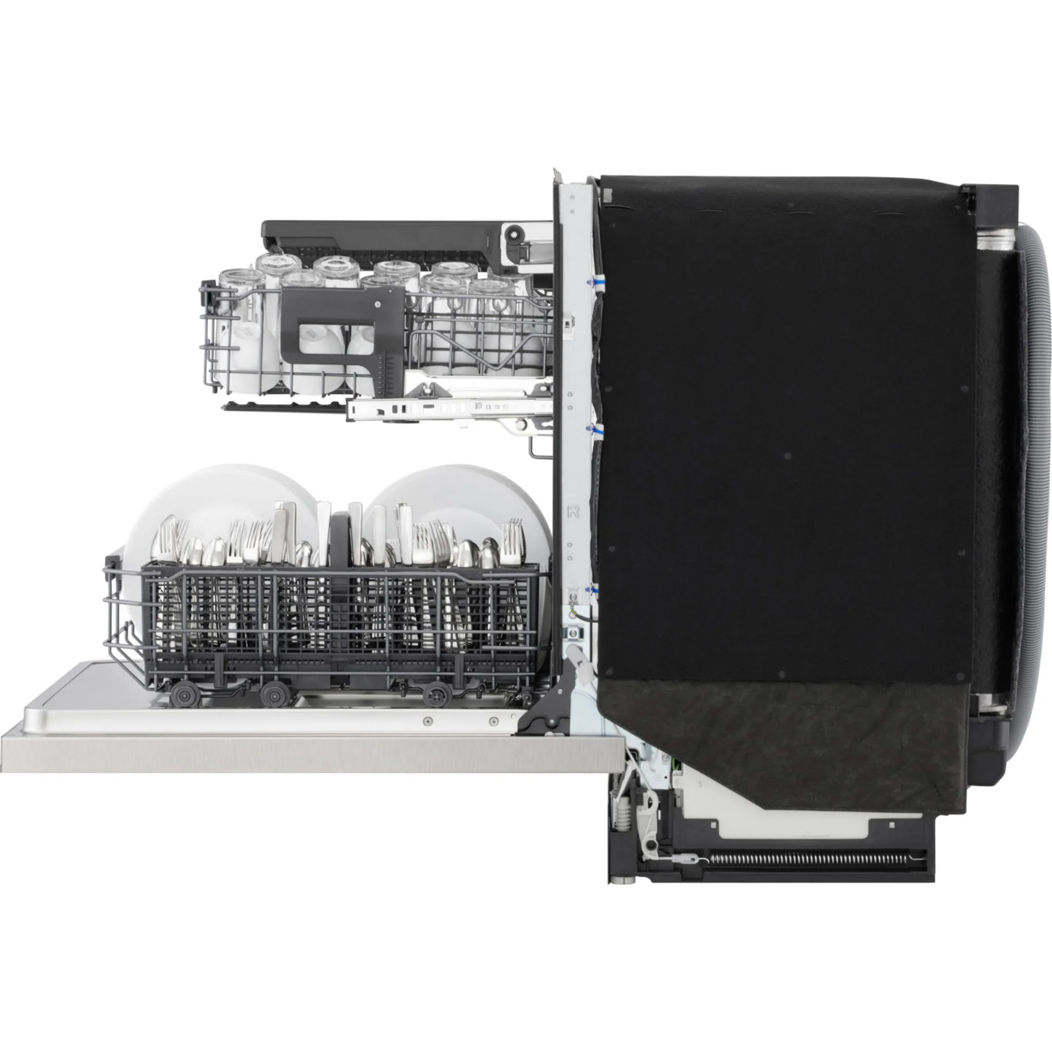 LG FlushFit™ Top Control Dishwasher with 1-Hour Wash & Dry Cycle - Stainless Steel (LDNPH654S) - Image 9