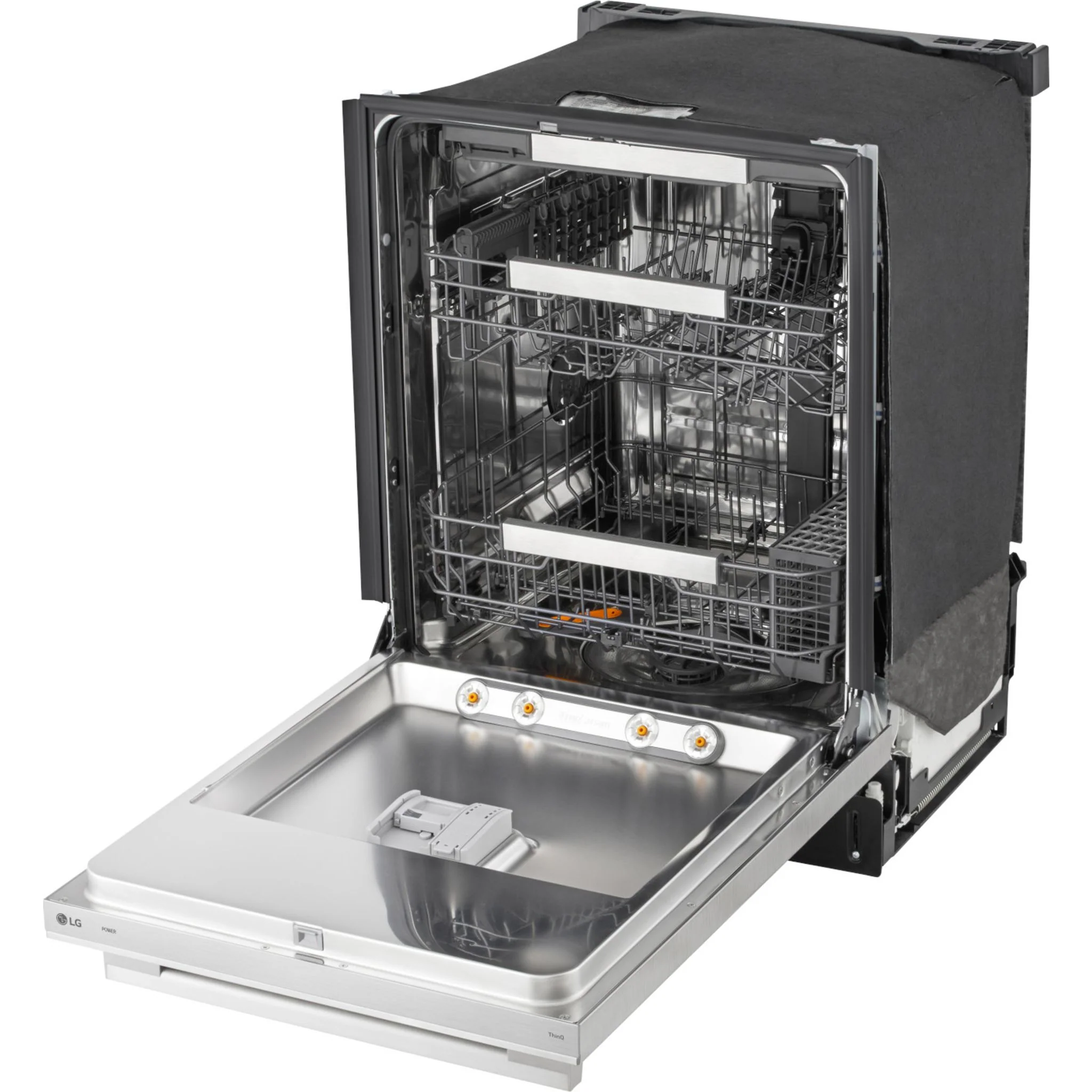 LG FlushFit™ Top Control Dishwasher with 1-Hour Wash & Dry Cycle - Stainless Steel (LDNTH753S) - Image 11