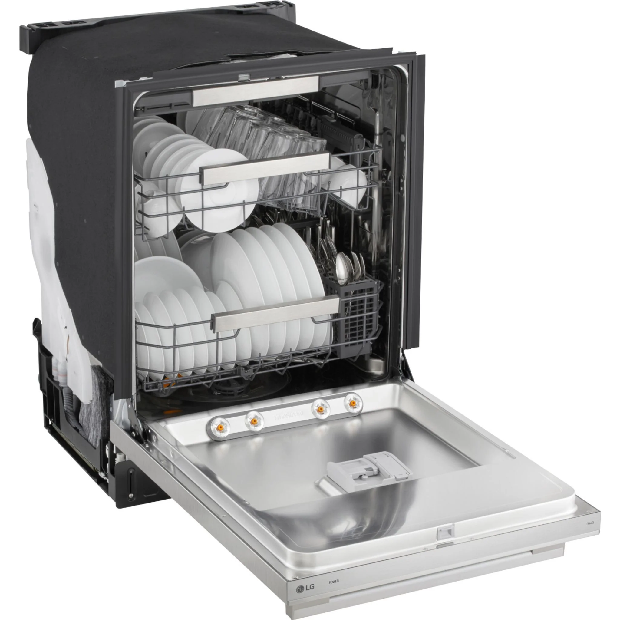 LG FlushFit™ Top Control Dishwasher with 1-Hour Wash & Dry Cycle - Stainless Steel (LDNTH753S) - Image 12