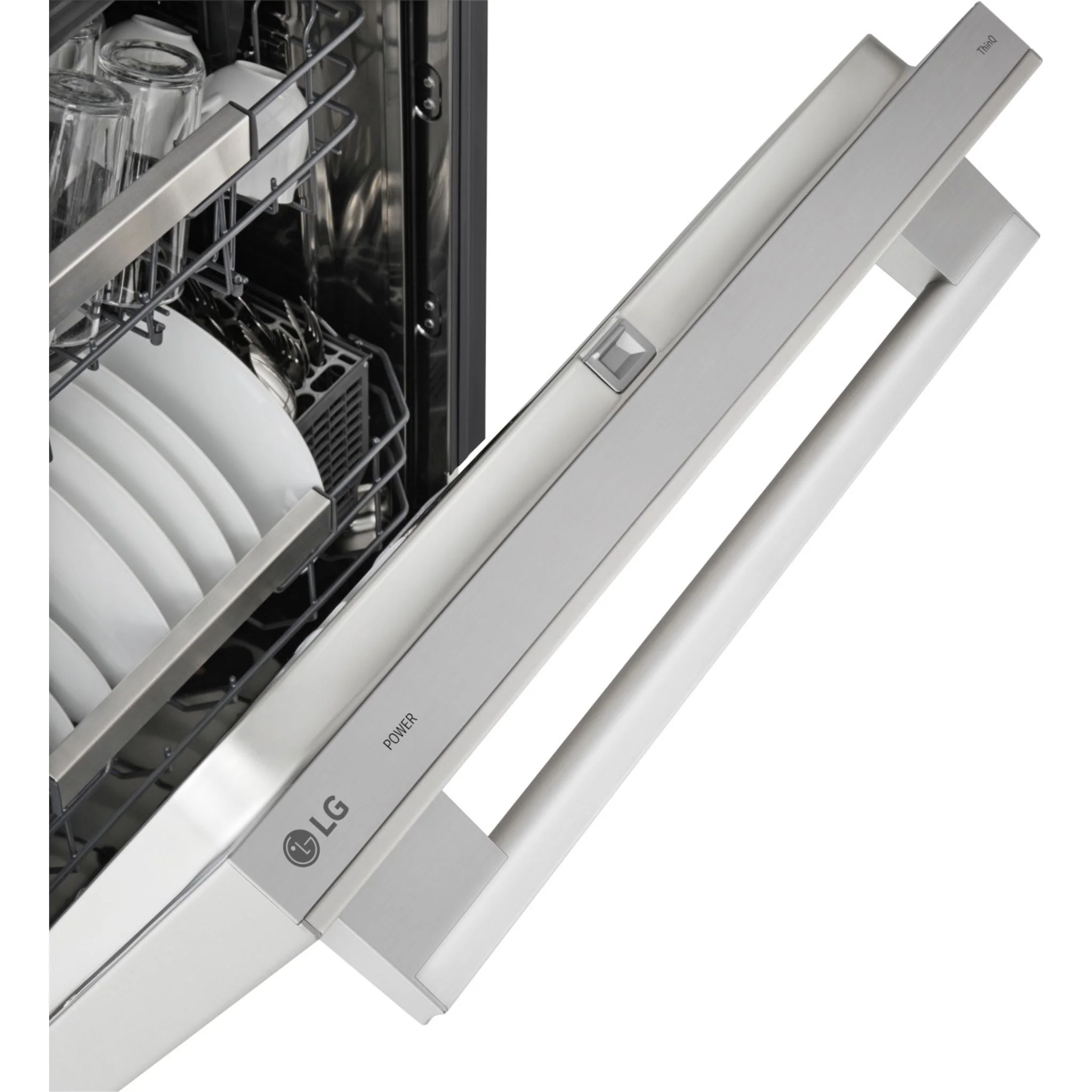 LG FlushFit™ Top Control Dishwasher with 1-Hour Wash & Dry Cycle - Stainless Steel (LDNTH753S) - Image 4
