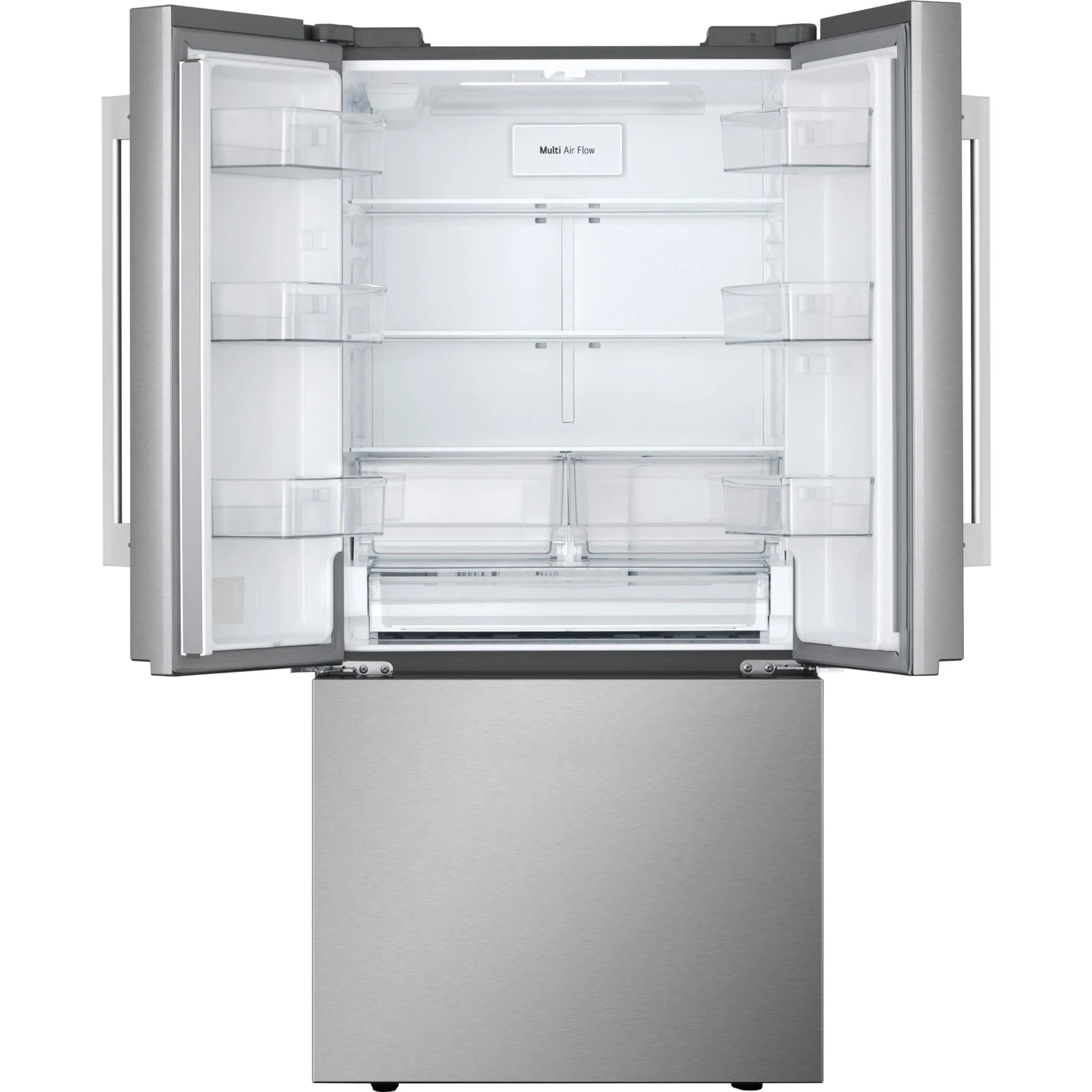 LG French Door Fridge (LF25H6200S) - Print Proof Stainless Steel - Image 6