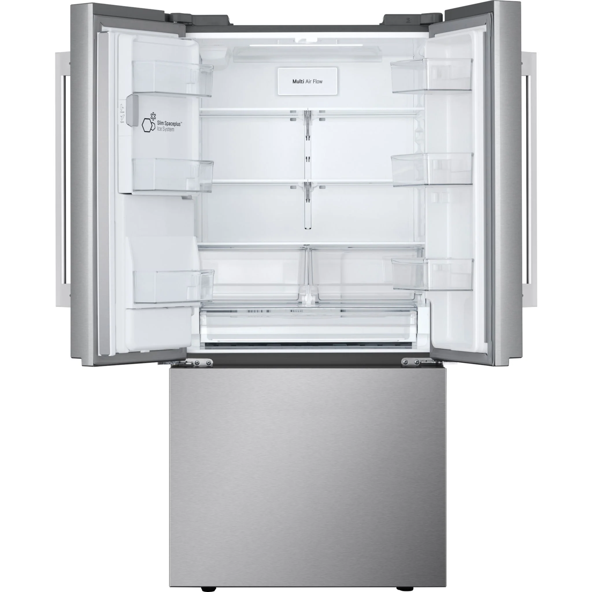 LG French Door Fridge (LF25H6330S) - PrintProoF Stainless Steel - Image 2