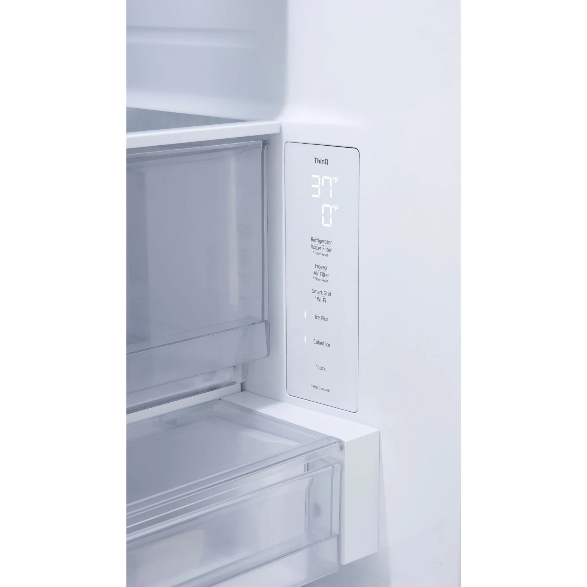 LG French Door Fridge (LF25Z6211S) - PrintProoF Stainless Steel - Image 9