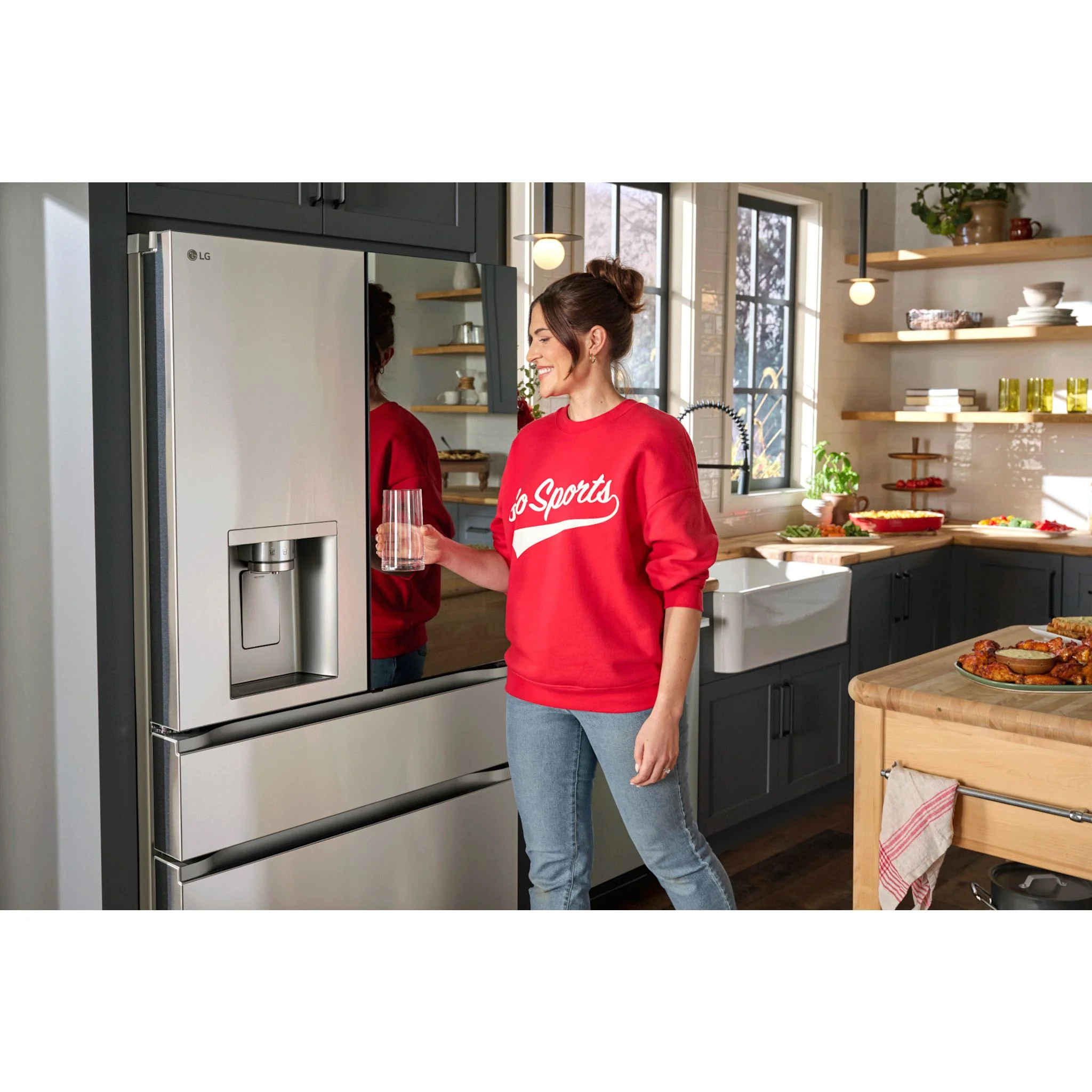 LG French Door Fridge (LF29S9775S) - Stainless Steel - Image 14
