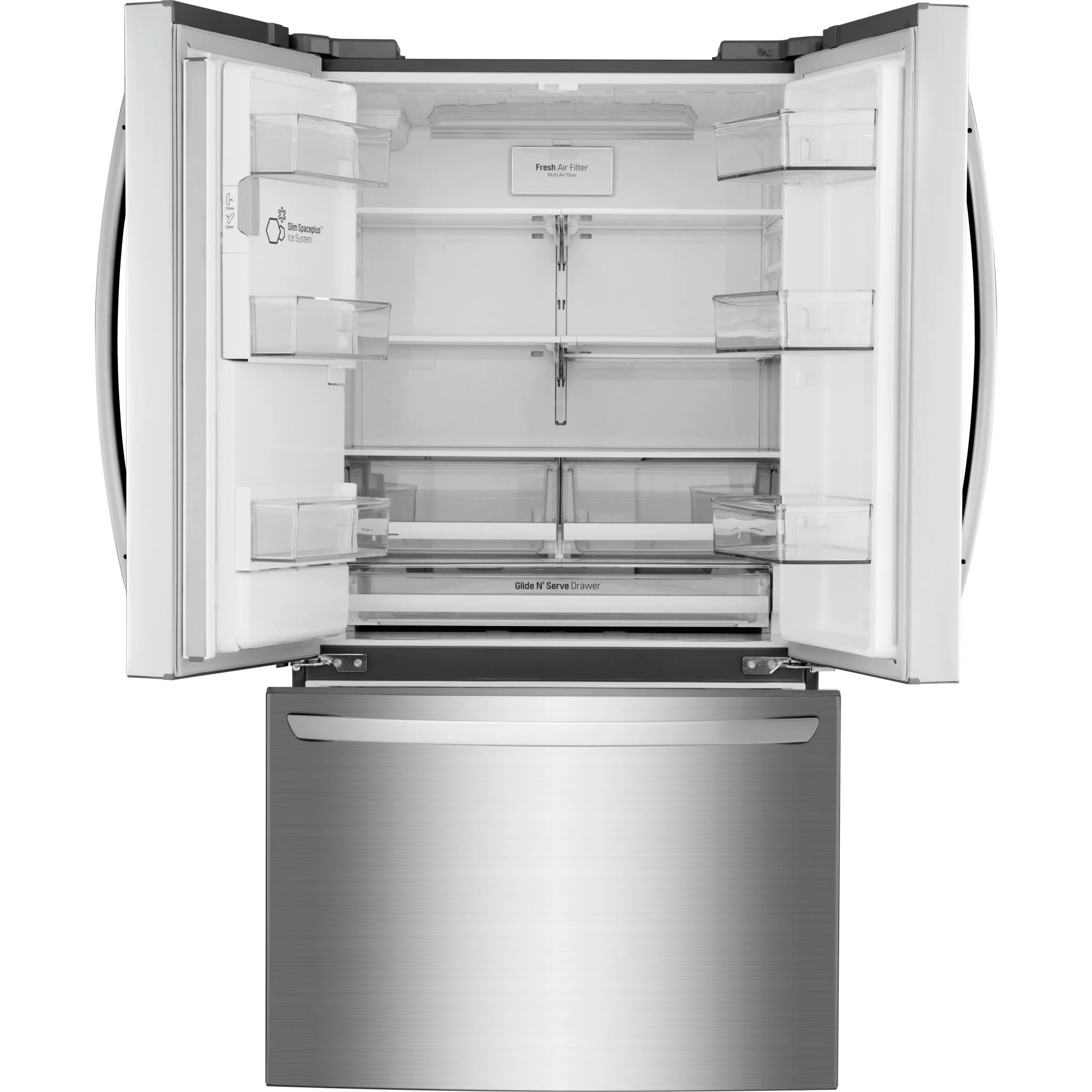 LG French Door Fridge (LFXS28968S) - Stainless Steel - Image 2