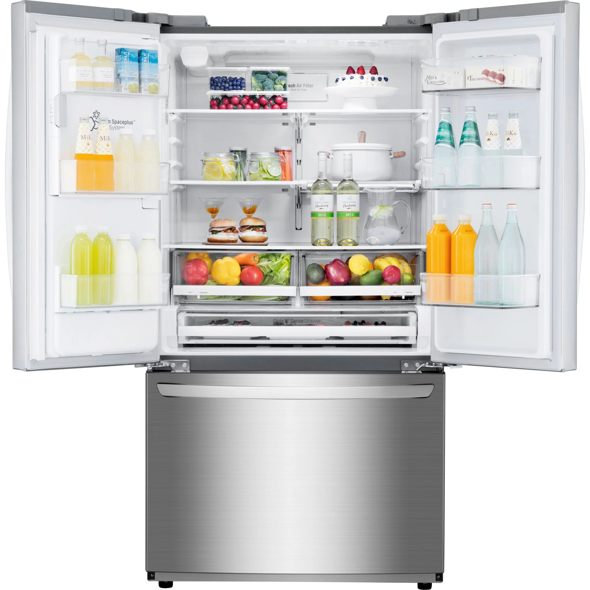 LG French Door Fridge (LFXS28968S) - Stainless Steel - Image 3