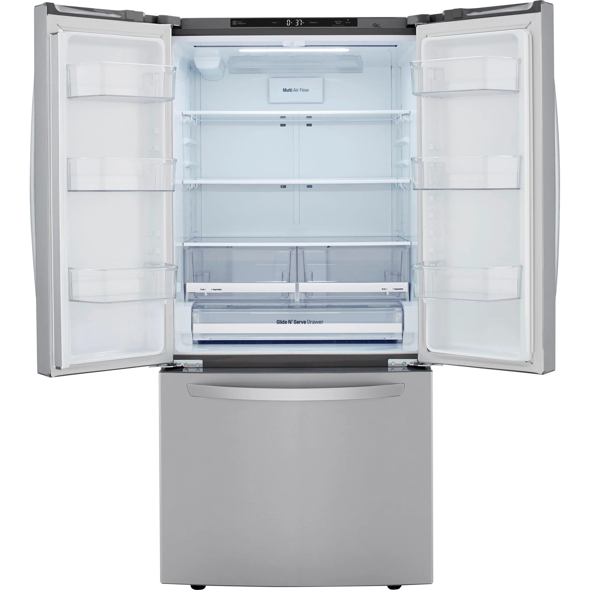LG French Door Fridge (LRFCS2503S) - Stainless Steel - Image 5