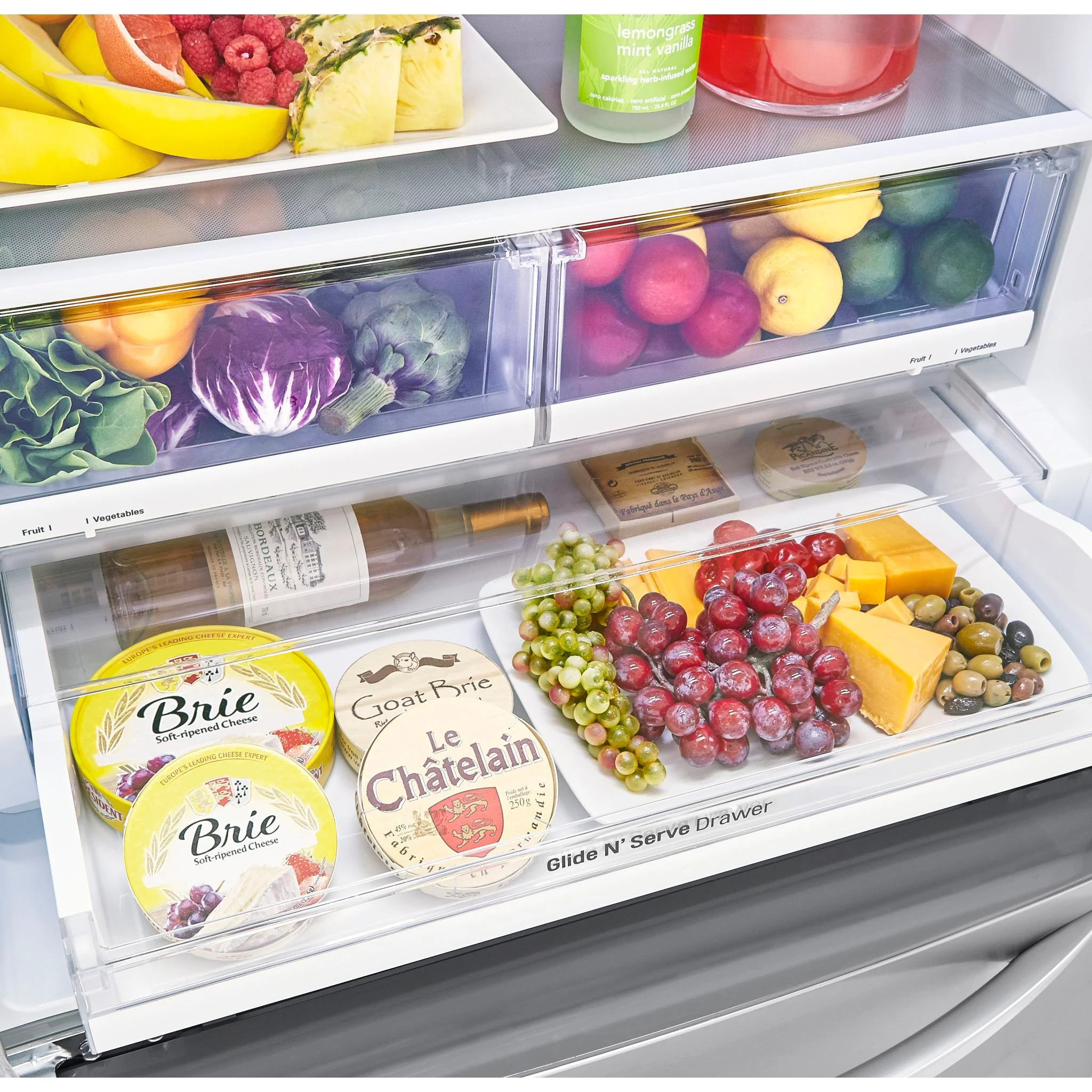 LG French Door Fridge (LRFCS2503S) - Stainless Steel - Image 6