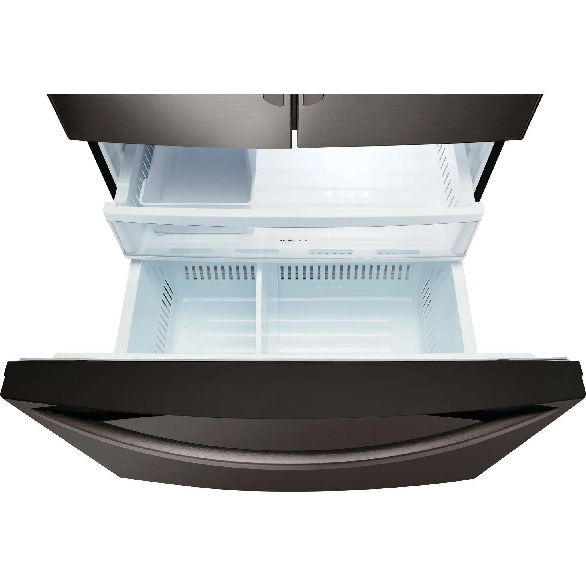 LG French Door Fridge (LRFNS2200D) - Black Stainless - Image 3