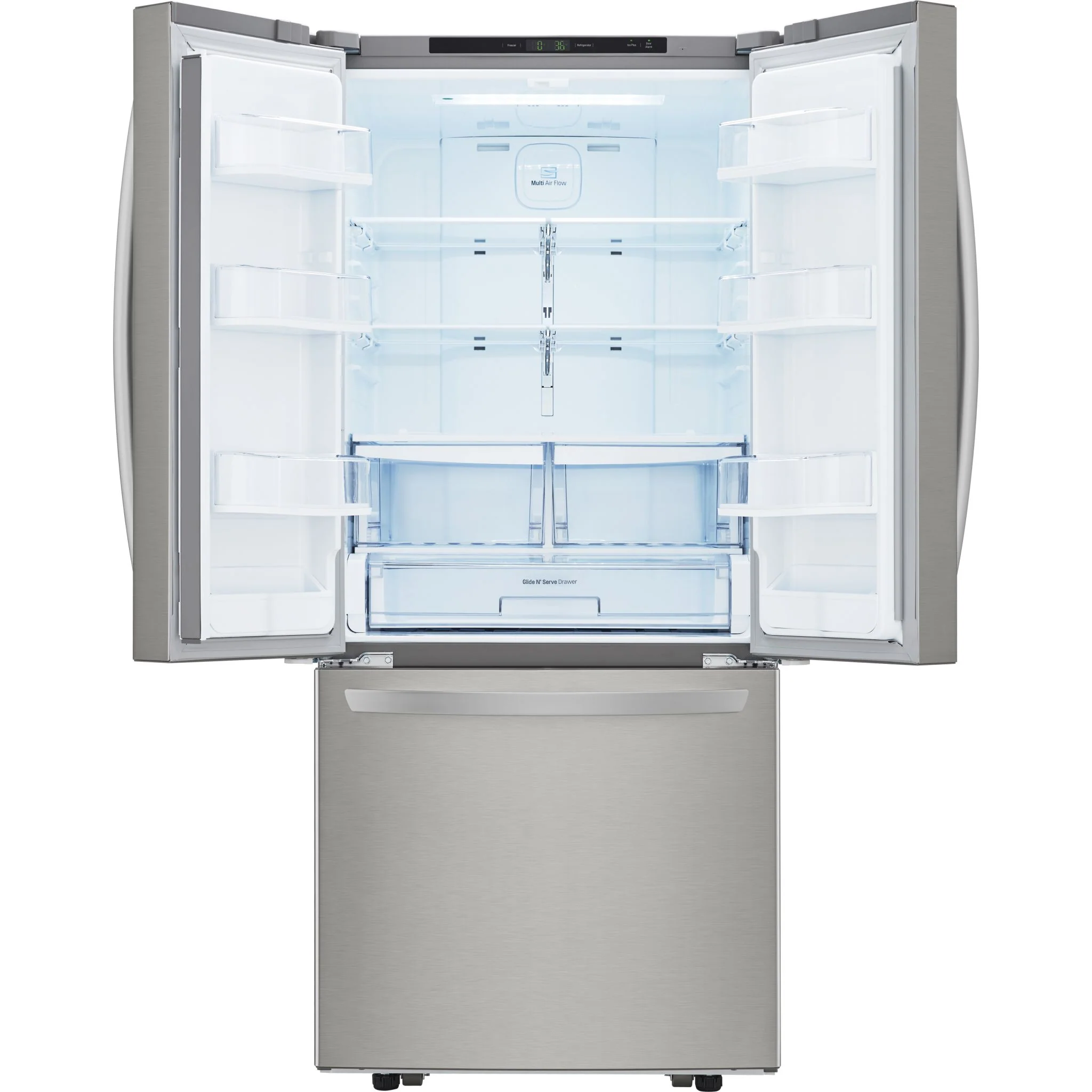 LG French Door Fridge (LRFNS2200S) - Stainless Steel - Image 2