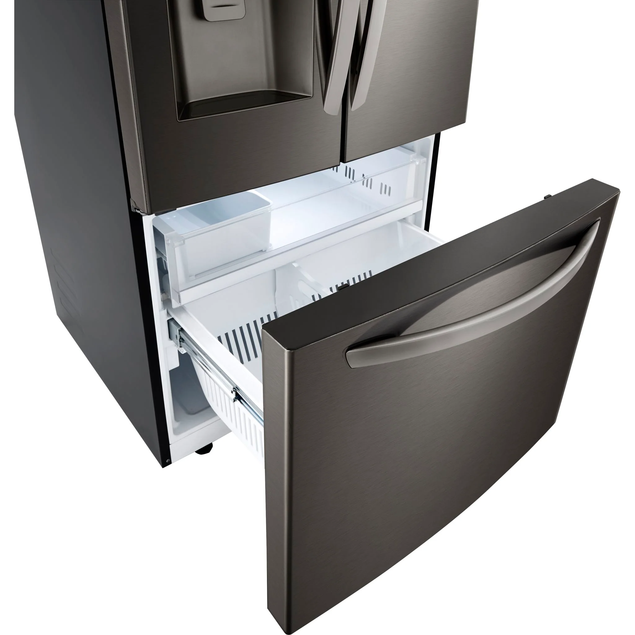 LG French Door Fridge (LRFXS2503D) - Black Stainless - Image 18